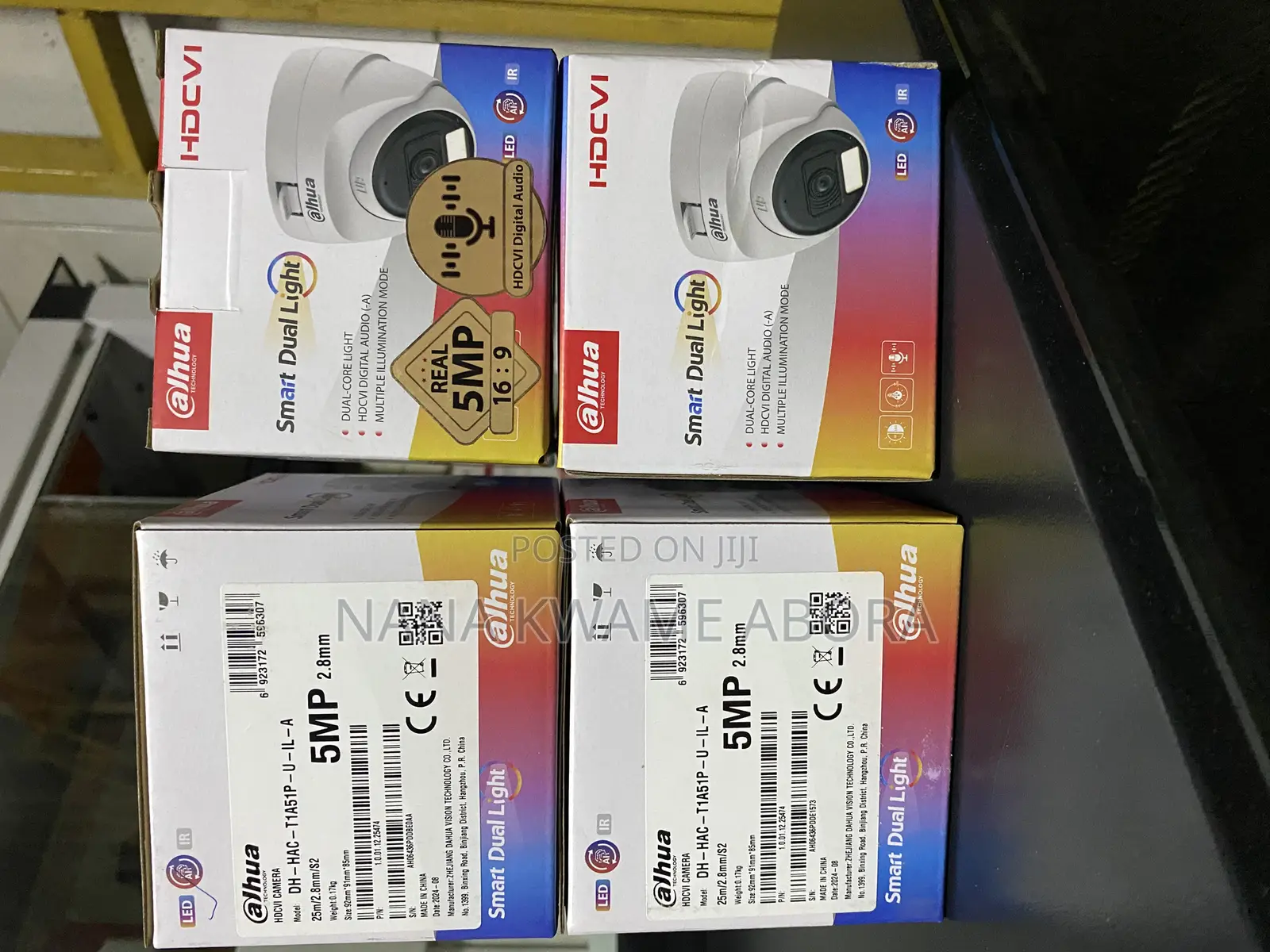 Dahua Dome Camera 5mp Smart Dual Light With Audio