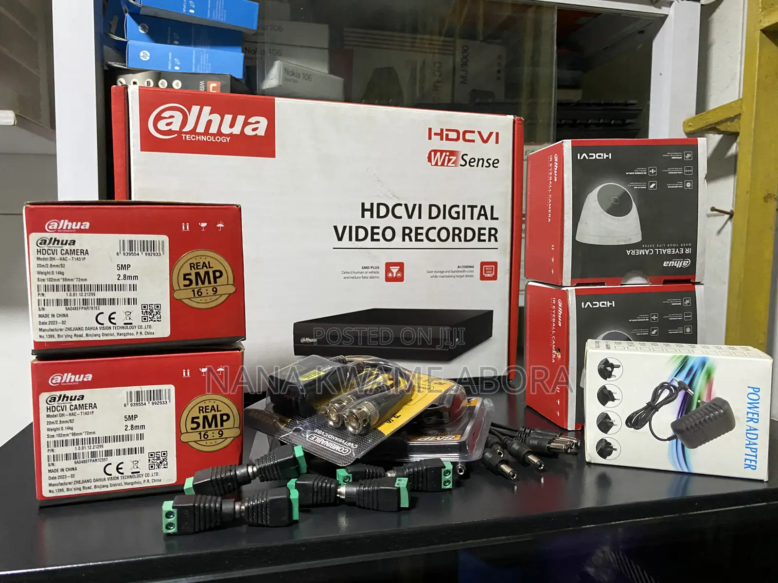Dahua 4 Channel CCTV CAMERA KIT 5mp With Audio