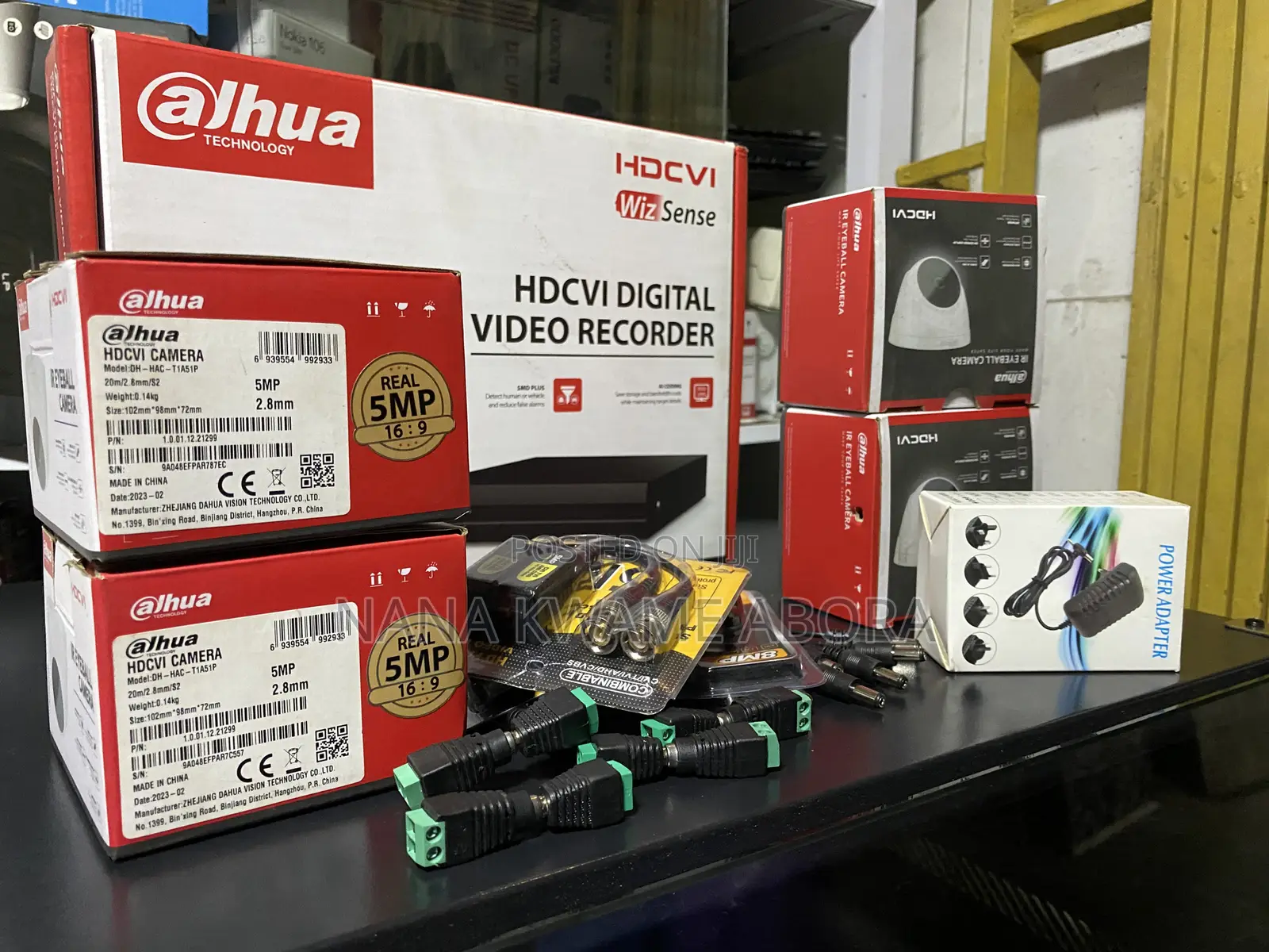 Dahua 4 Channel CCTV CAMERA KIT 5mp With Audio