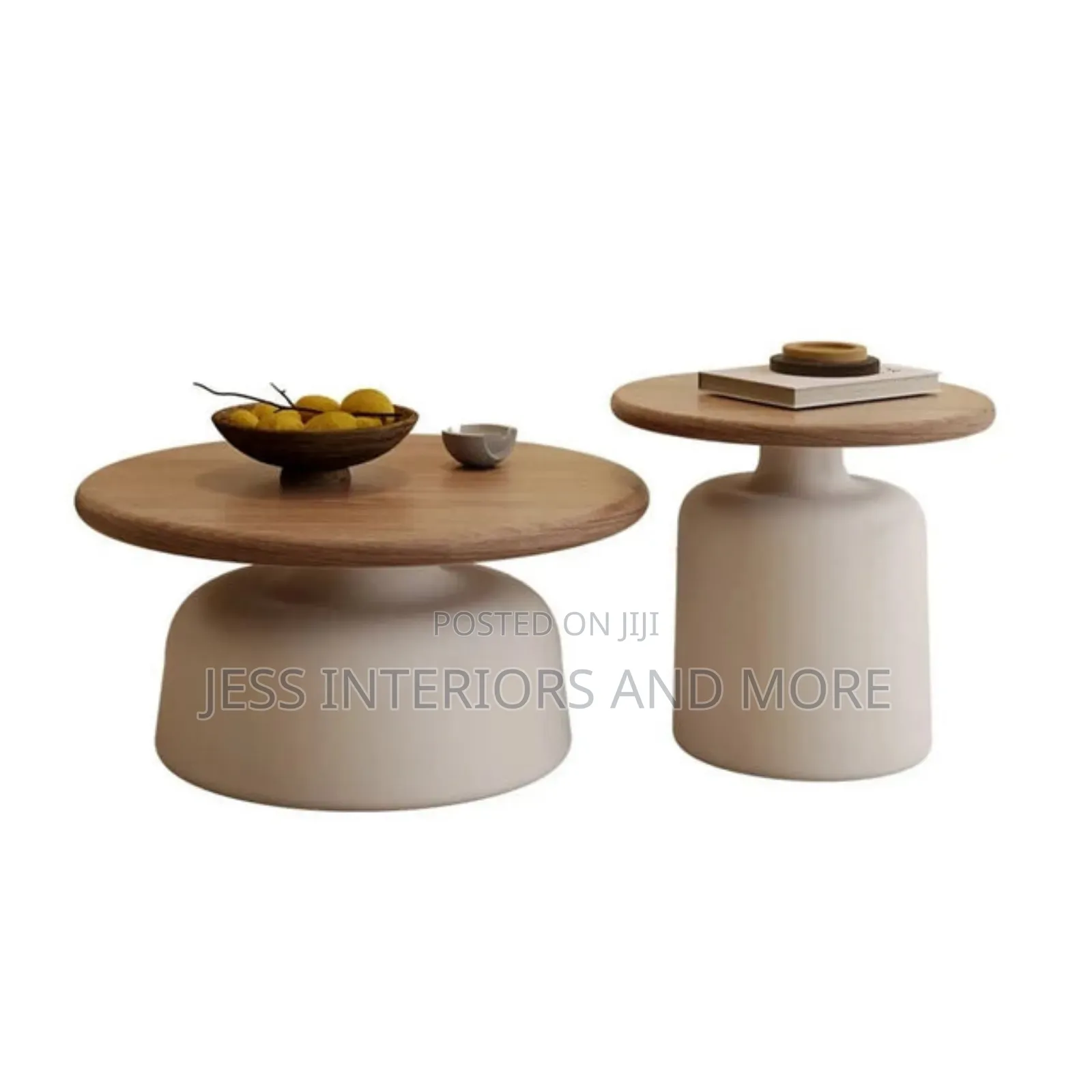 Coffee Table Set (Cream)