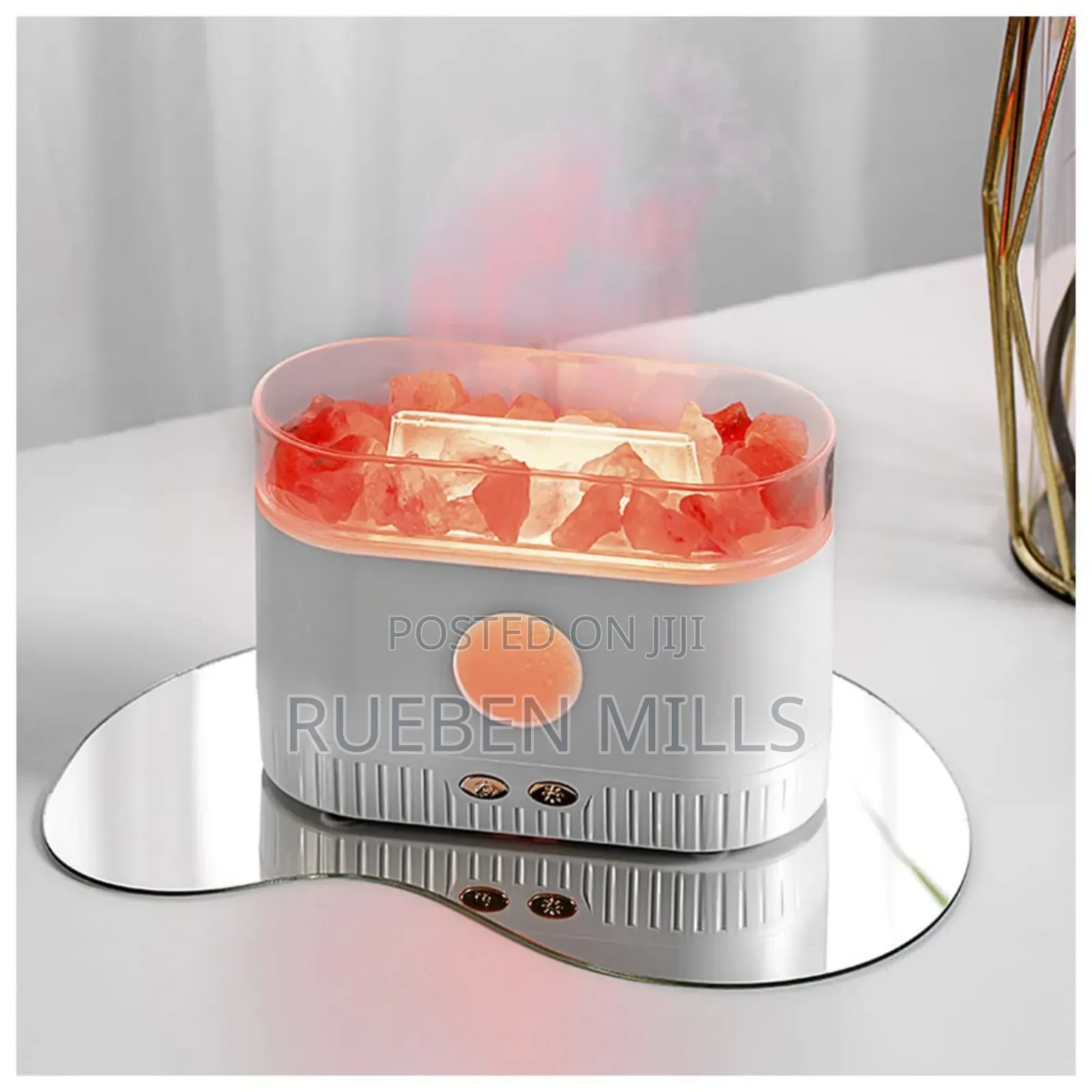 Ultra-Quite Salt Lamp Oil Fragrance Diffuser Humidifier
