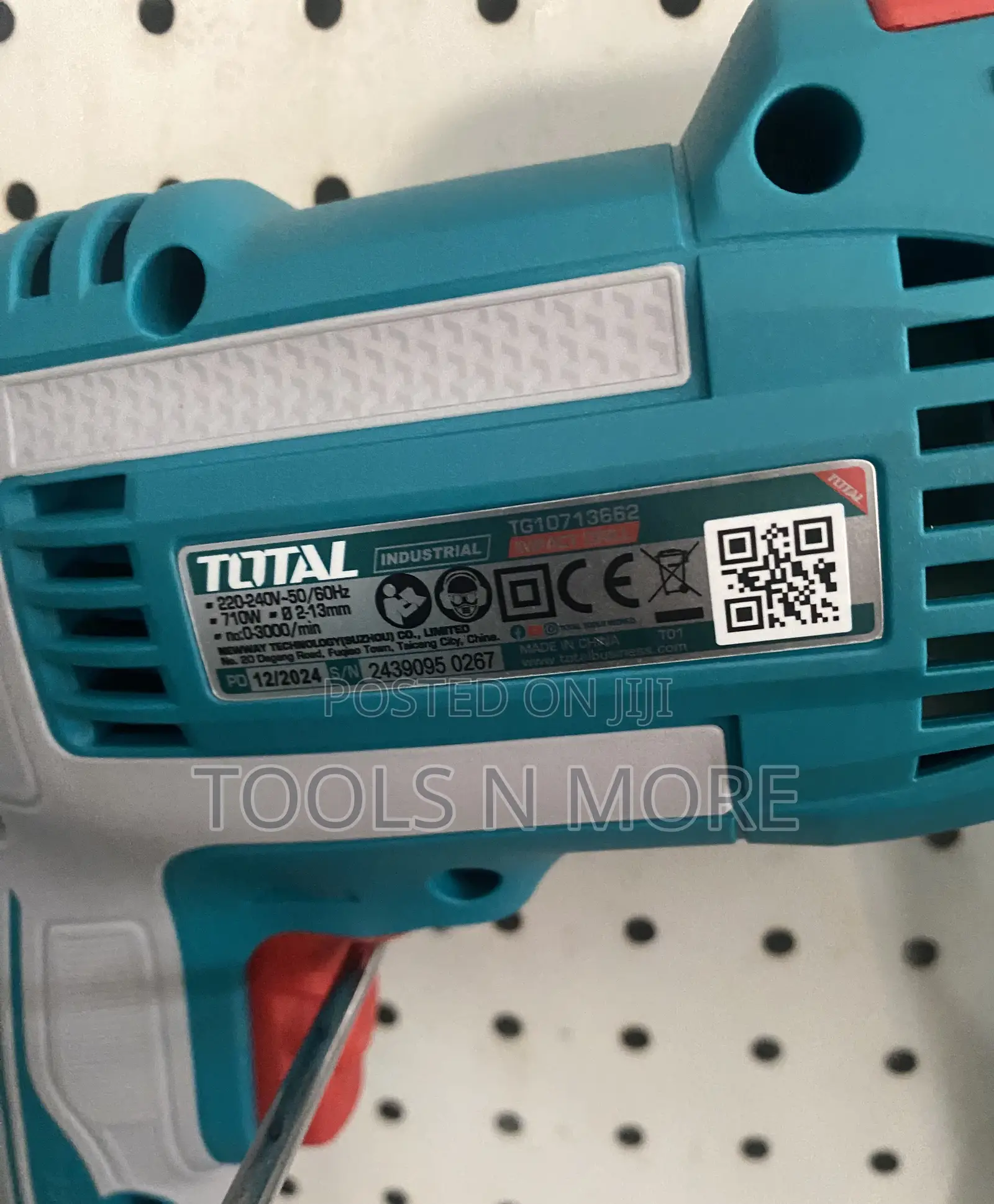 TOTAL Impact Drill 710W (Keyless Chuck)