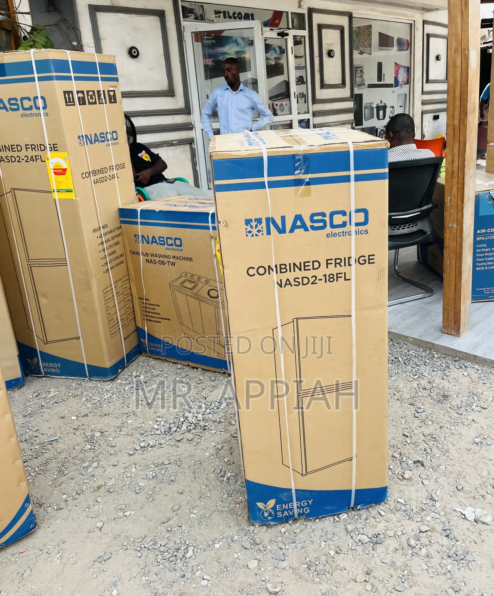 Fast Chilling Nasco D2-18fl 2 Door Electric Fridge(136L).