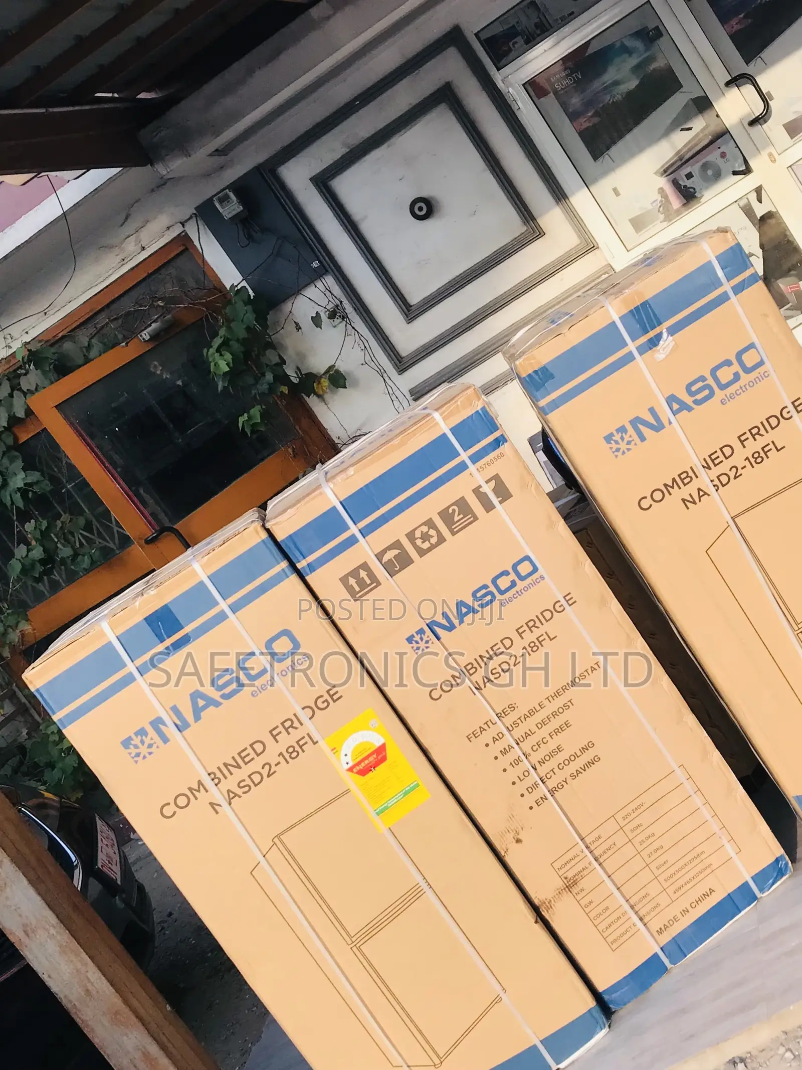 Nasco Doubledoor Nasd2-18fl 136L Bottom Freezer Fridge