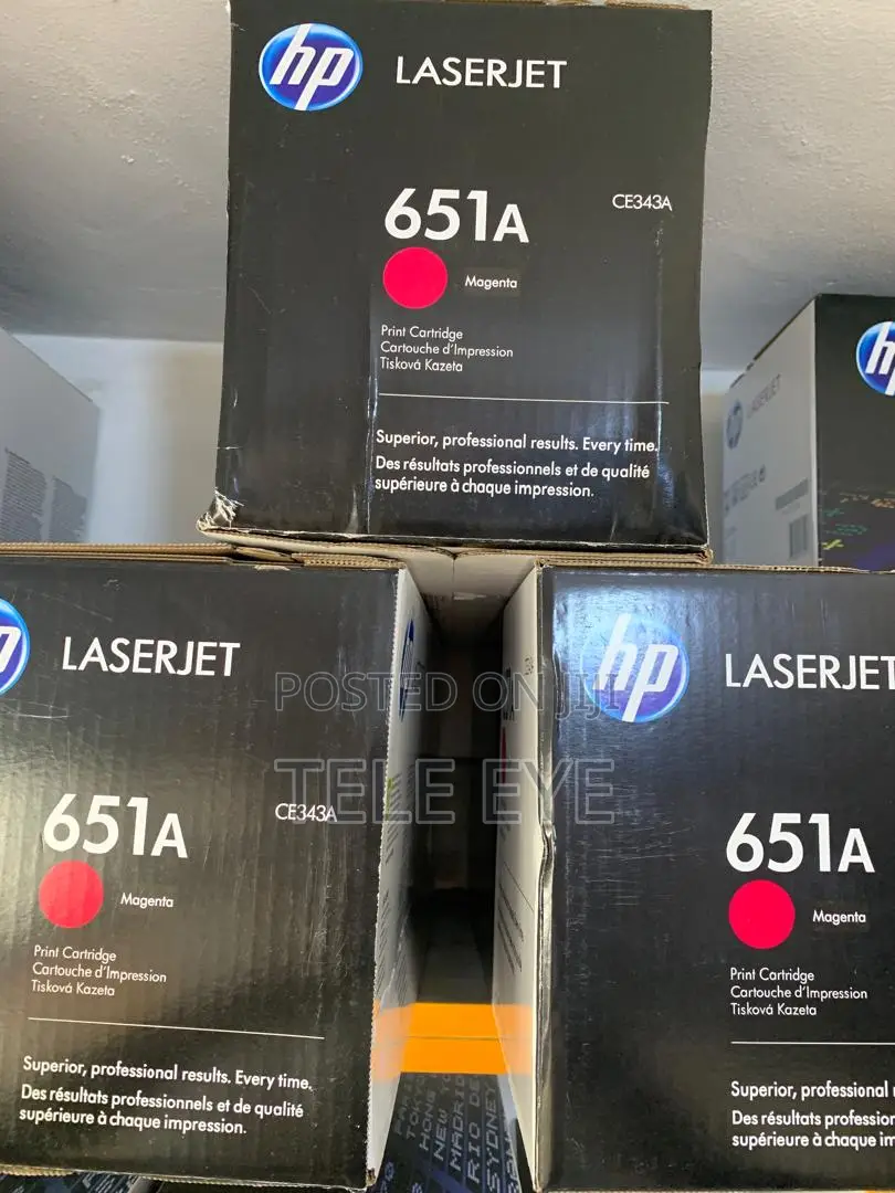 Hp 651a (Ce340a-Magenta Toner Cartridge