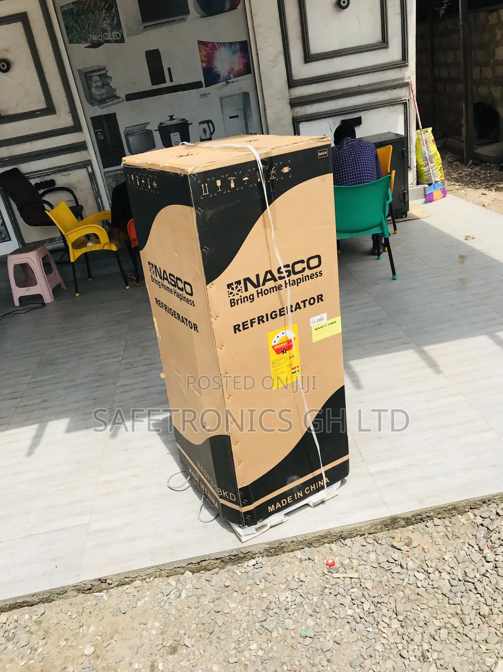 Lockable Top Freezer Nasd2-18fl Doubledoor Nasco Fridge