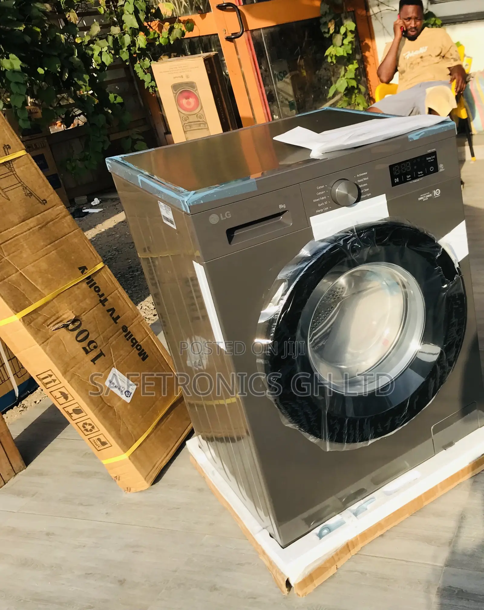 Get Trusted Front Load Fullauto Inverter 8kg LG Washer