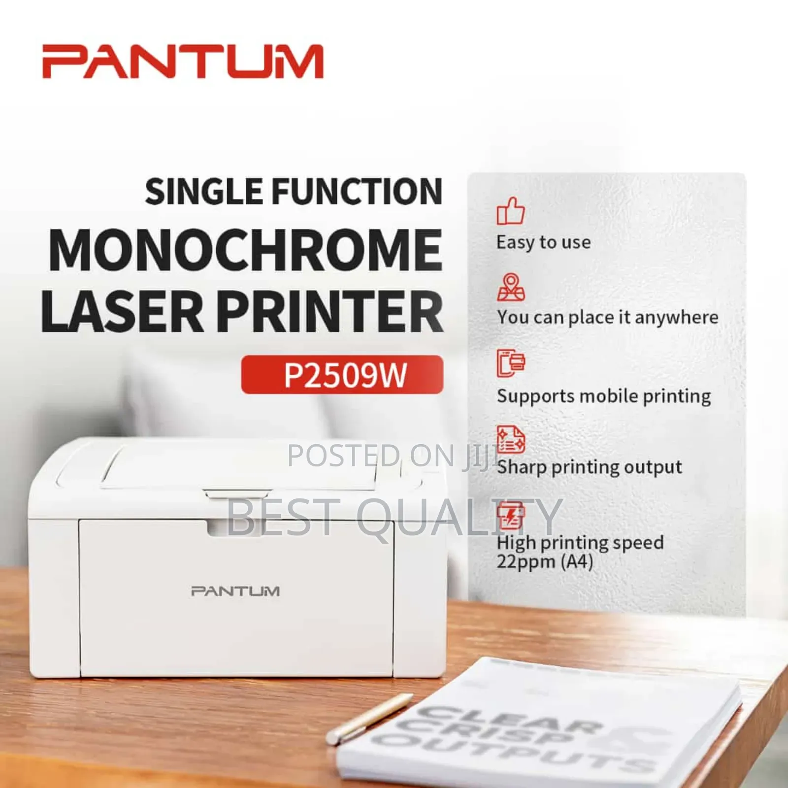 PANTUM P2509 Monochrome Laser Printer