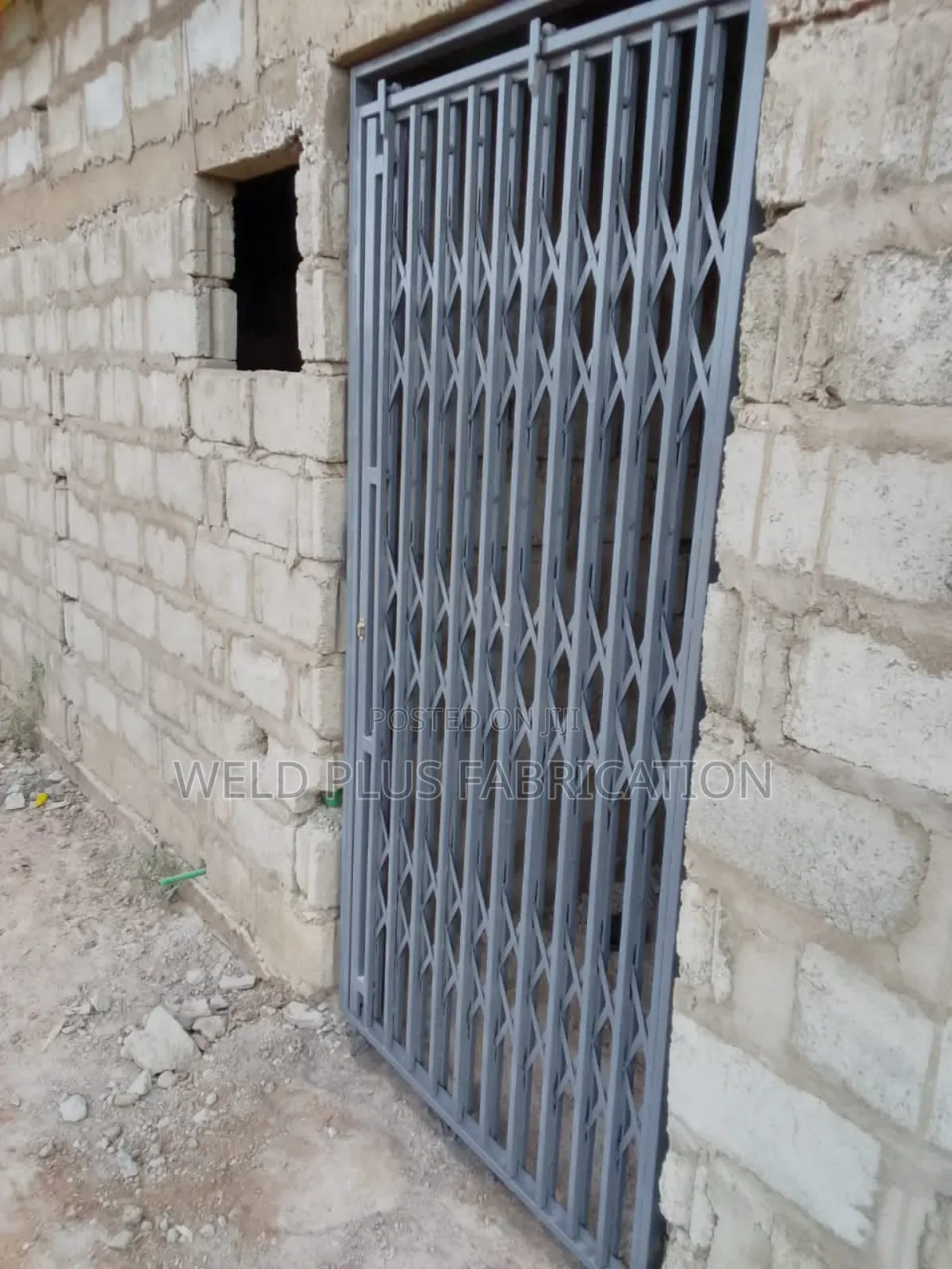Collapsible Door Burglar Proof