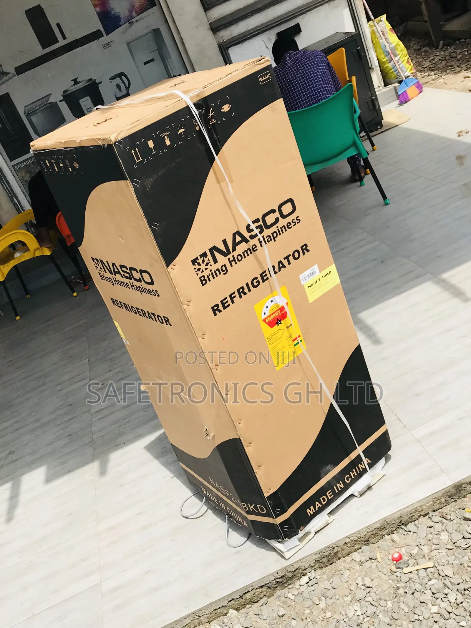 Perfect Grey Top Freezer Doubledoor Nasco Nasf2-18kd Fridge