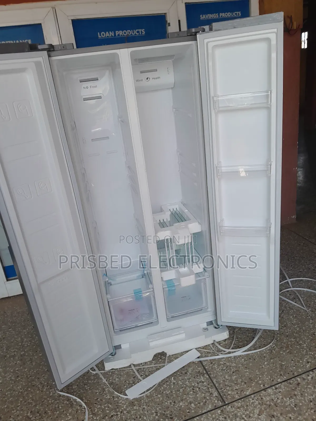 Nasco Durable Side by Side Fridge 410 Litres