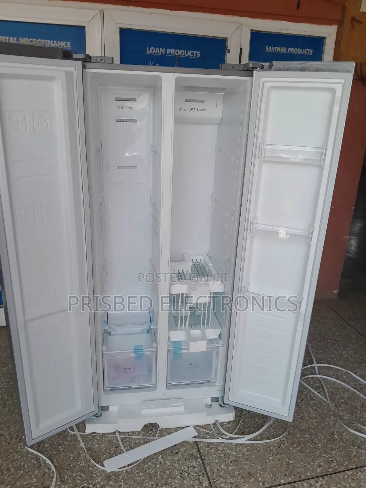 Nasco Durable Side by Side Fridge 410 Litres