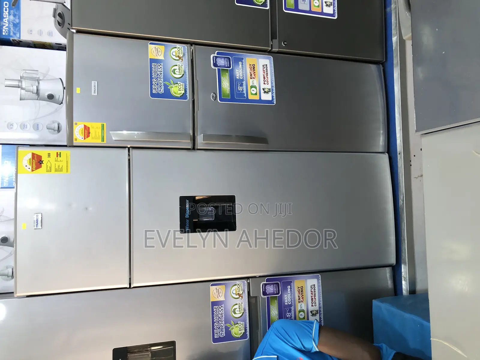 Nasco Top Freezer 280 Liters Available With Two Doors