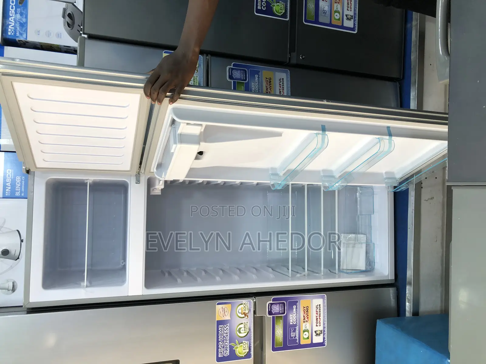 Nasco Top Freezer 280 Liters Available With Two Doors