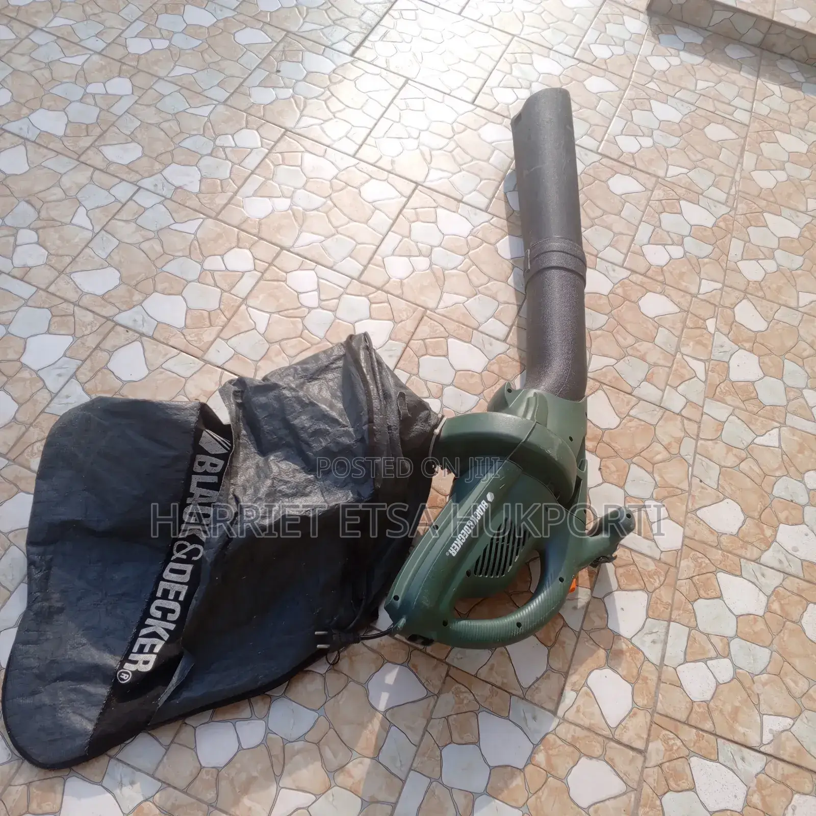 Big Used Black Decker Leaf Vacuum Suction From Germany
