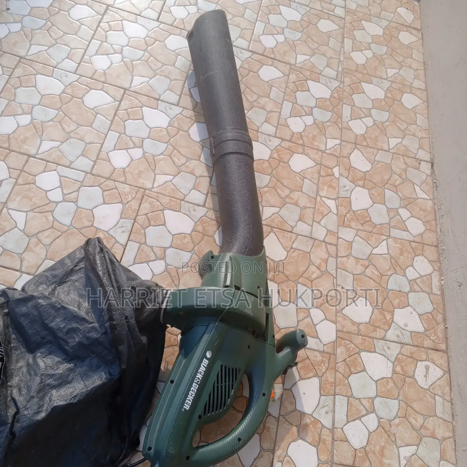 Big Used Black Decker Leaf Vacuum Suction From Germany