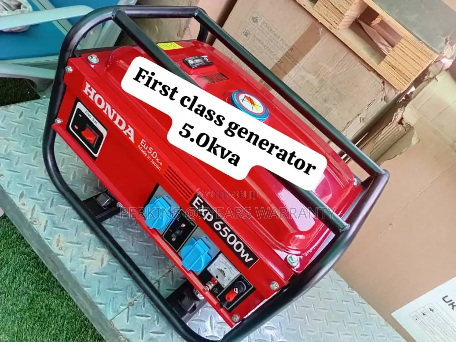 Progen Commercial 5.0kva 6500watts Pertrol Honda Generator
