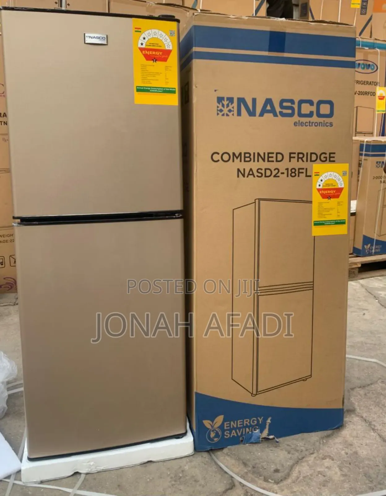 Nasco 136ltr Bottom Freezer Refrigerator-Nasd2-18fl