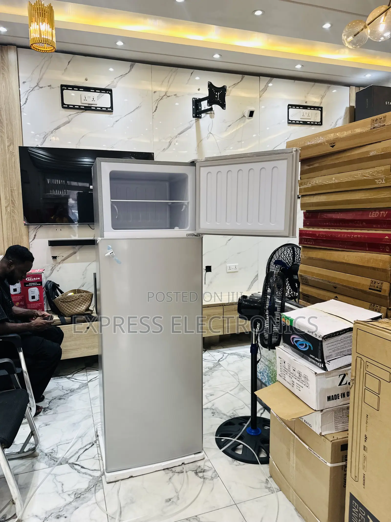 Anti Rust Double Door Fridge Nasco Nasd2-28fl.