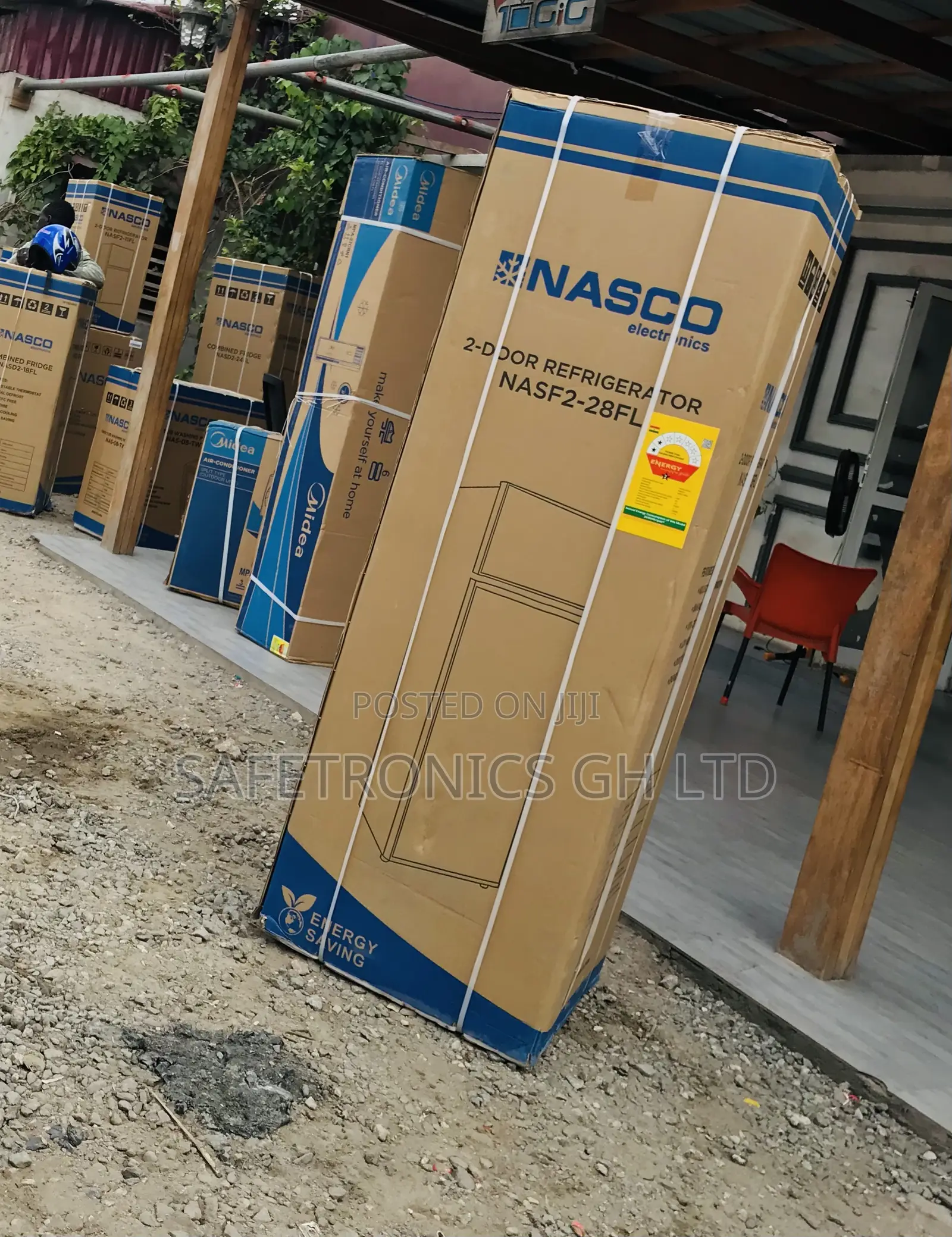 Anti-Rust Doubledoor Nasco Top Freezer Nasf2-28fl Fridge
