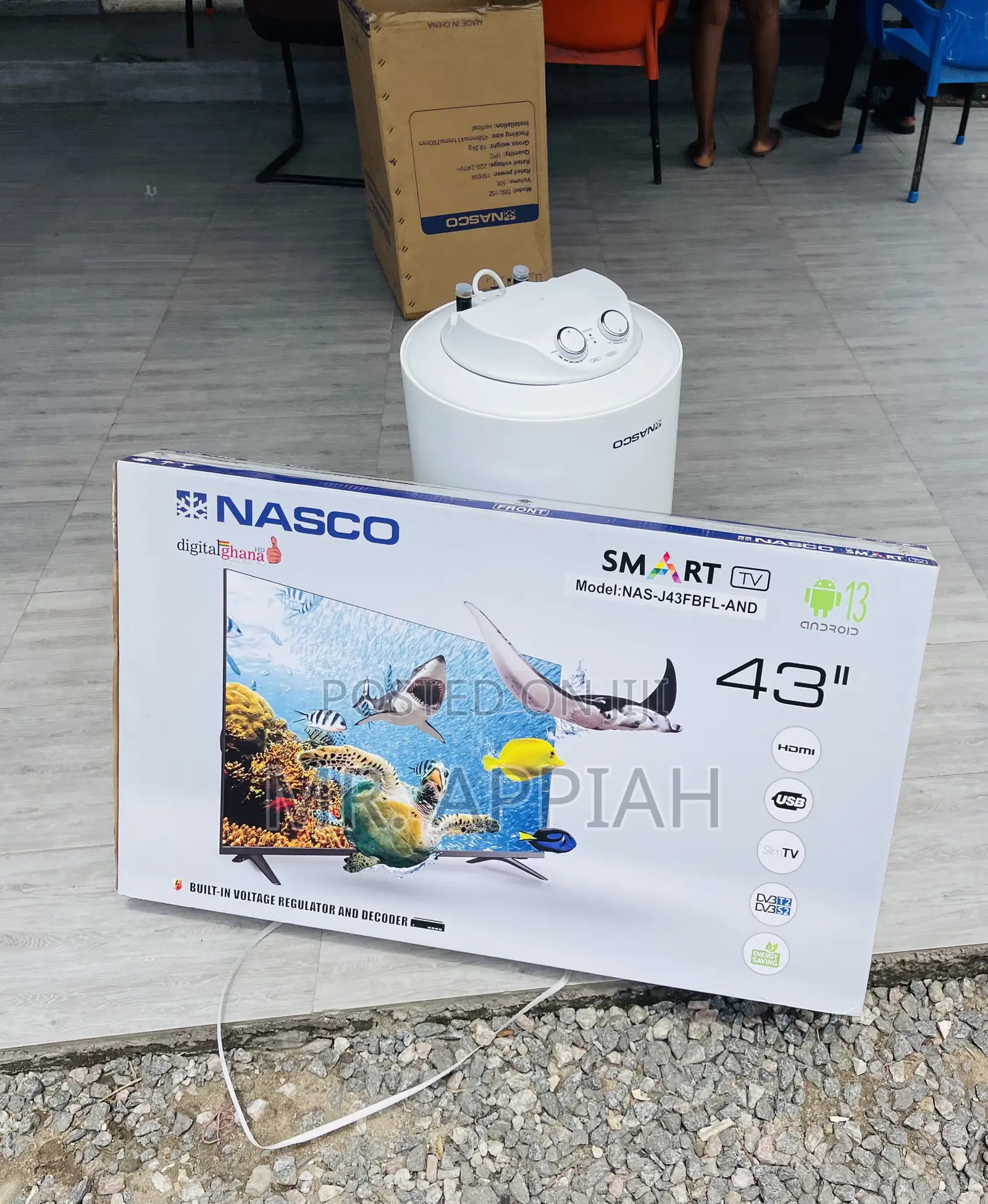 Classic Nasco 43 Inch Full Hd Screen Television(Black).