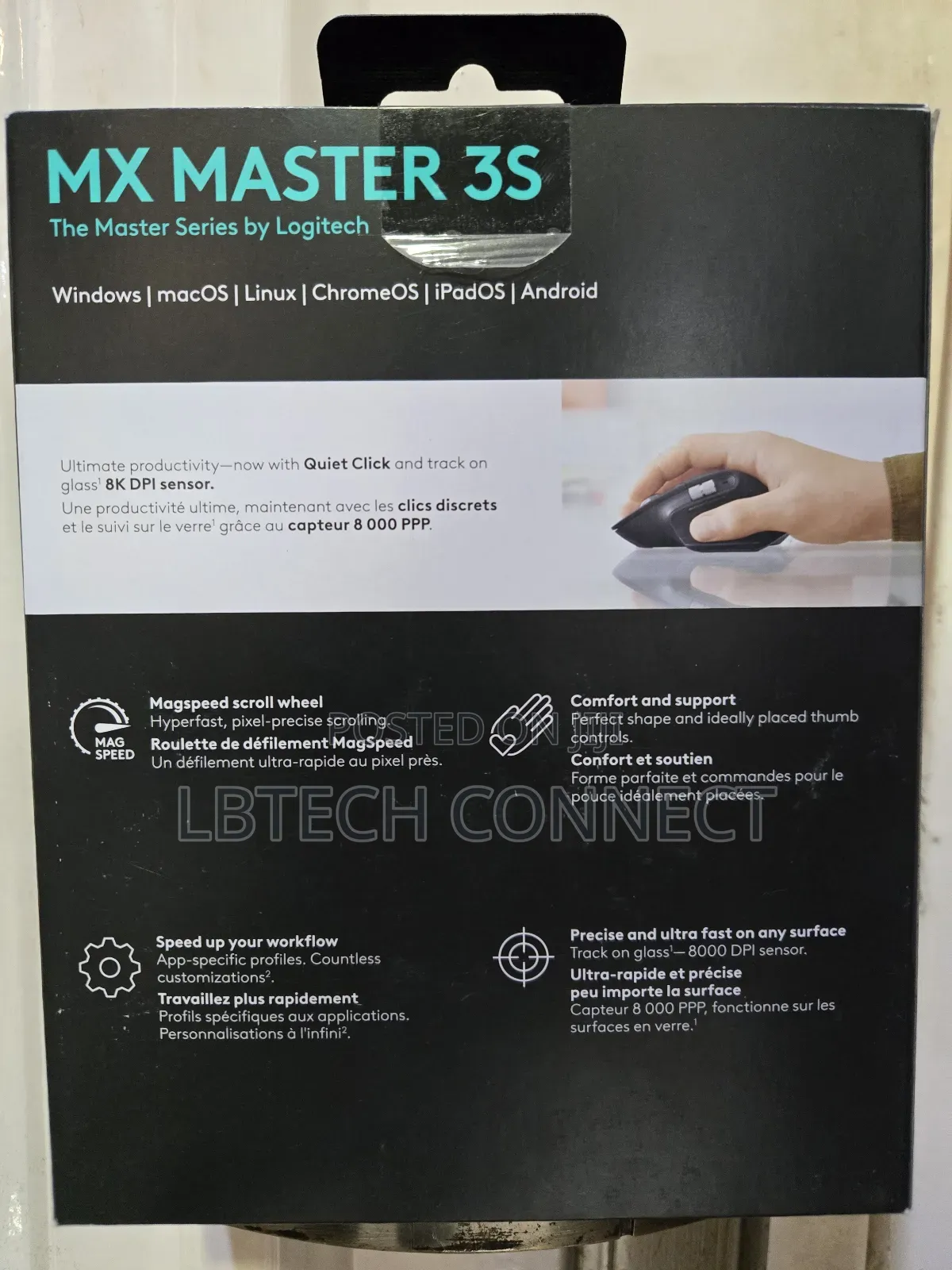 Logitech Mx Master 3s, Black