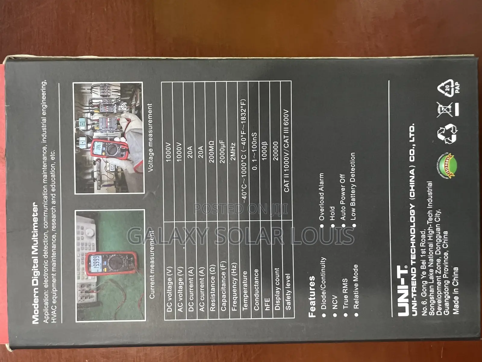 Unit Digital Multimeter