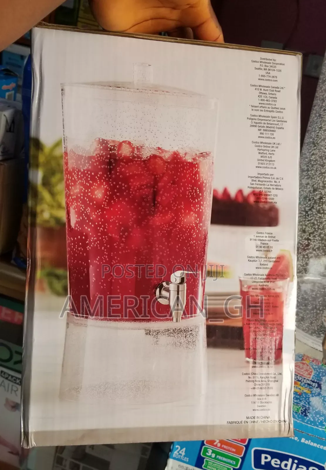 Acrylic Drink Dispenser 2.9 Gallons, 11liters