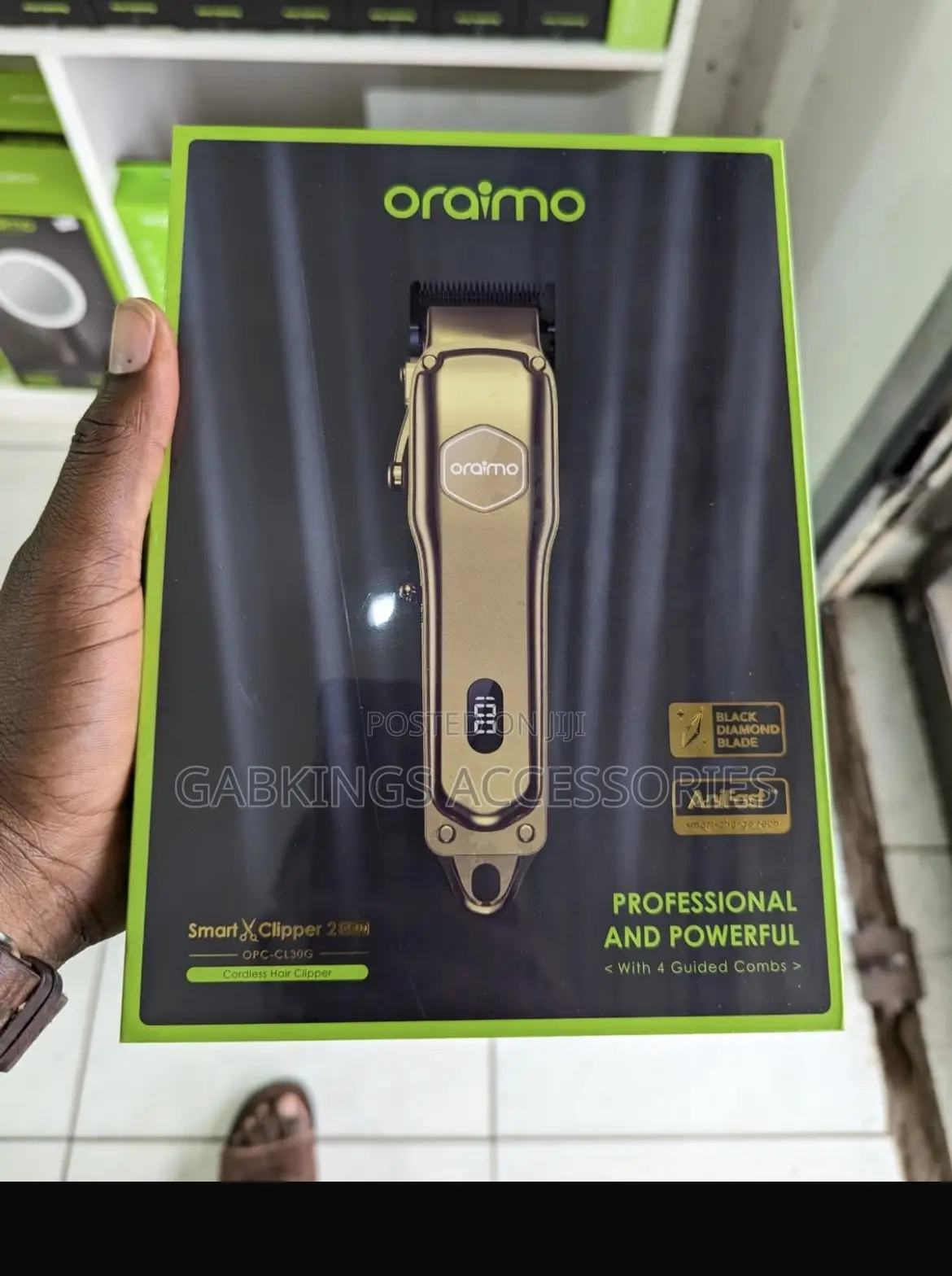 Oraimo Smart Clipper 2 Gold Professional Hair Clipper