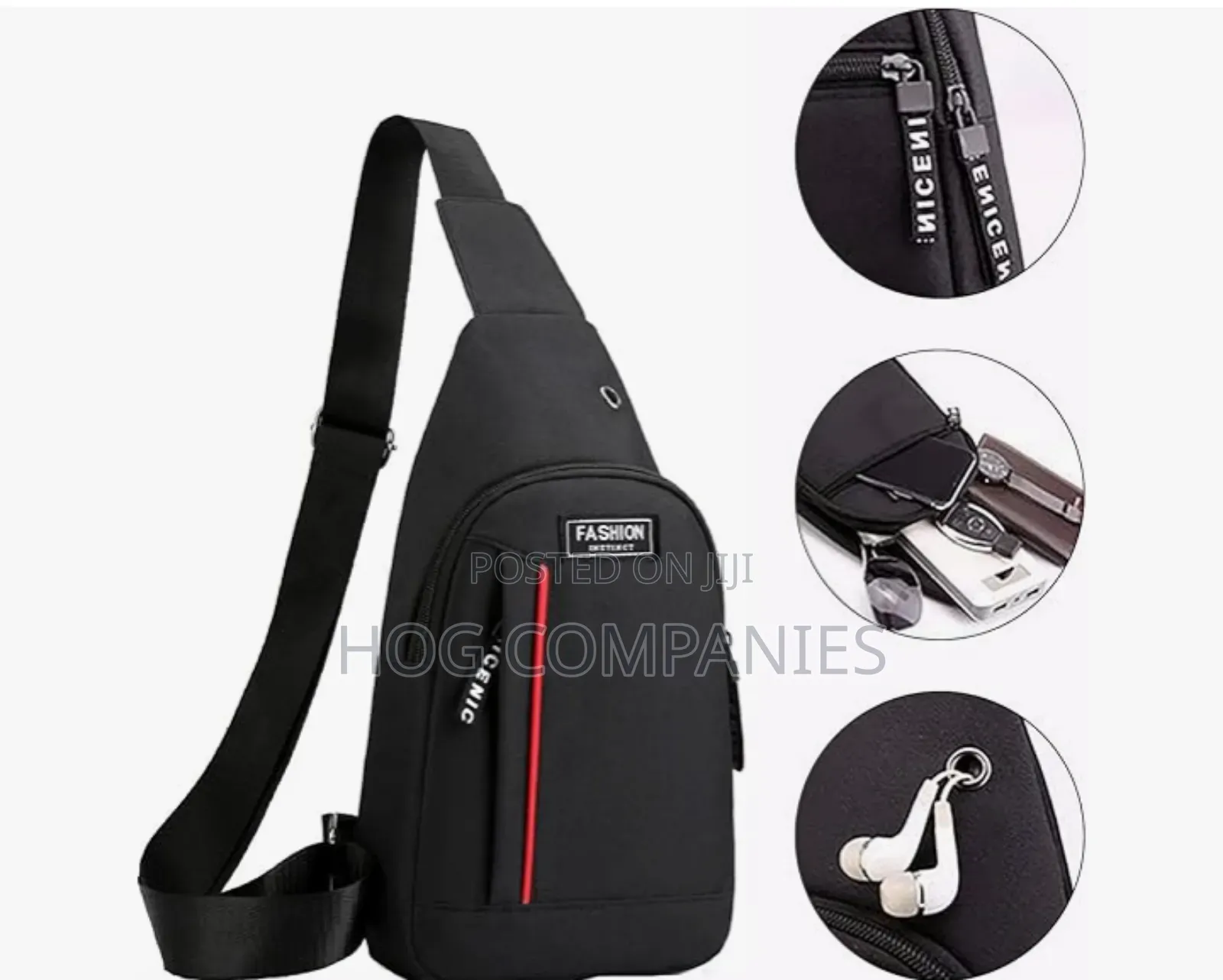 Canvas Shoulder Bag Messenger Fashion Chest Sling Bag