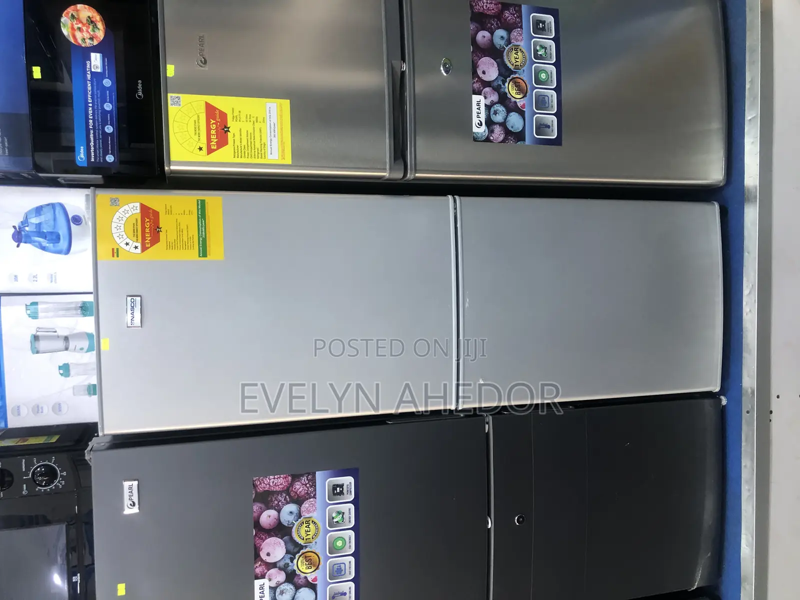 Nasco Bottom Freezer 158 Liters With Two Doors Available