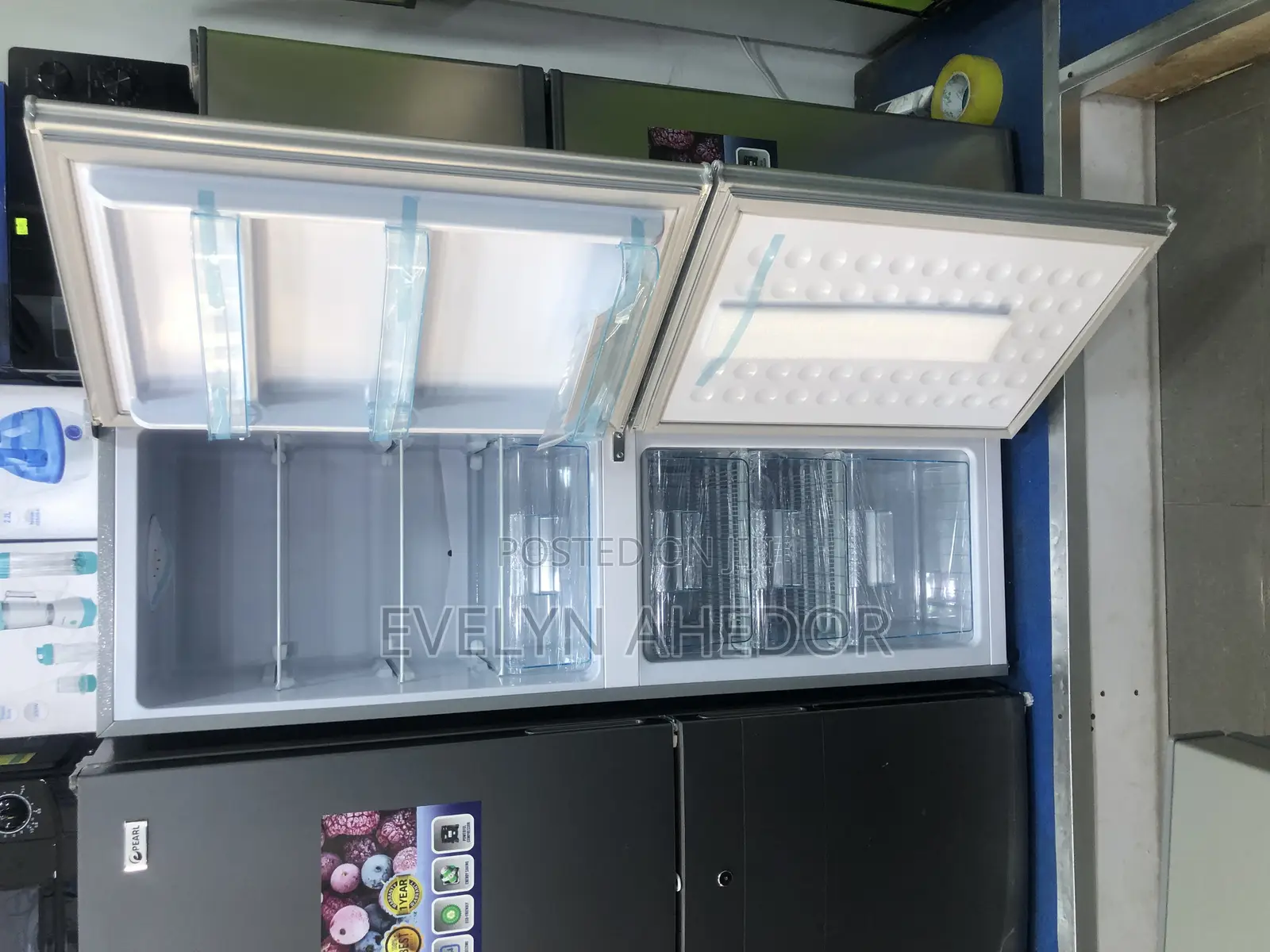 Nasco Bottom Freezer 158 Liters With Two Doors Available