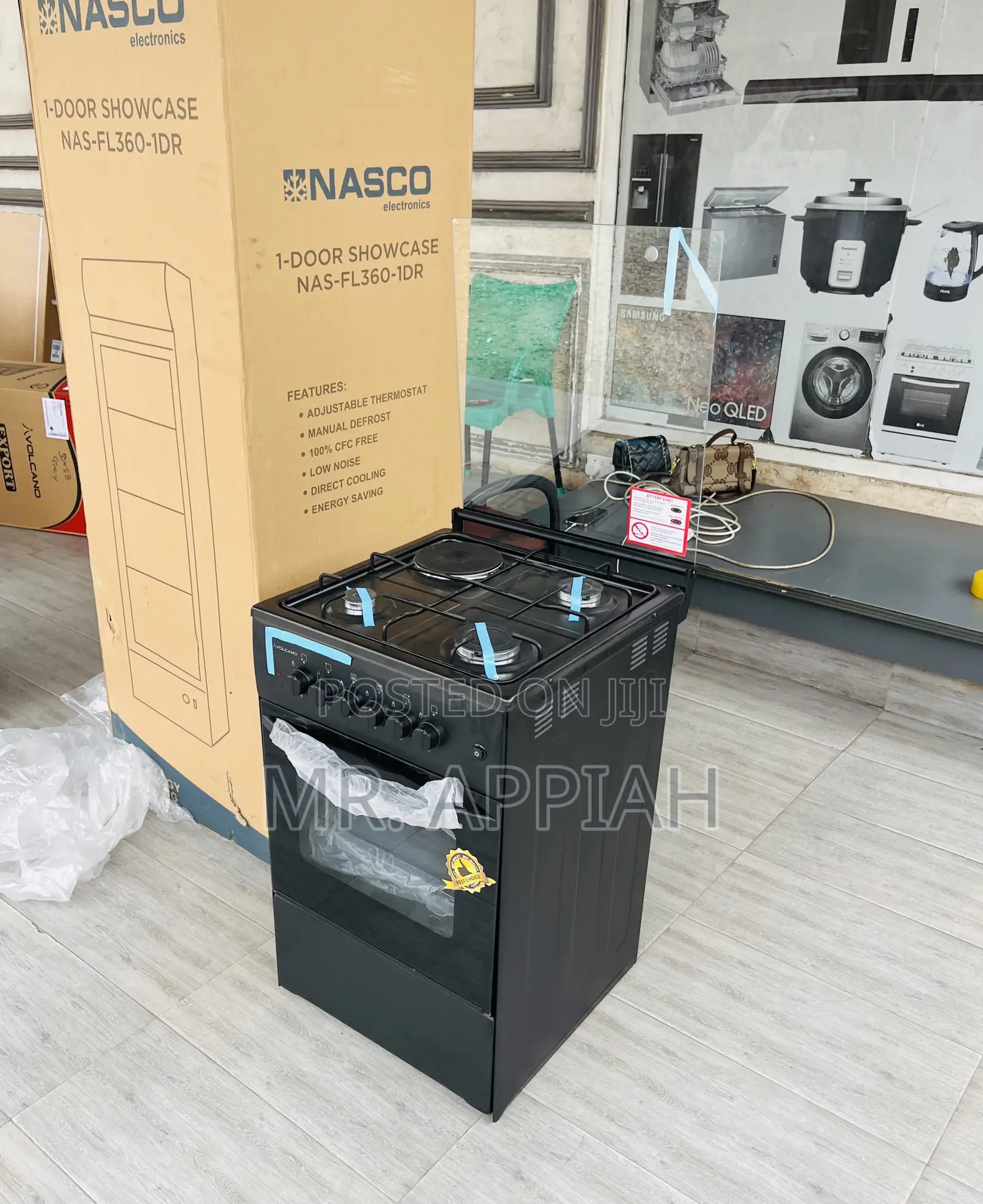 Original Volcano 50x50 3 Gas + 1 Electric Burner(Turkish).