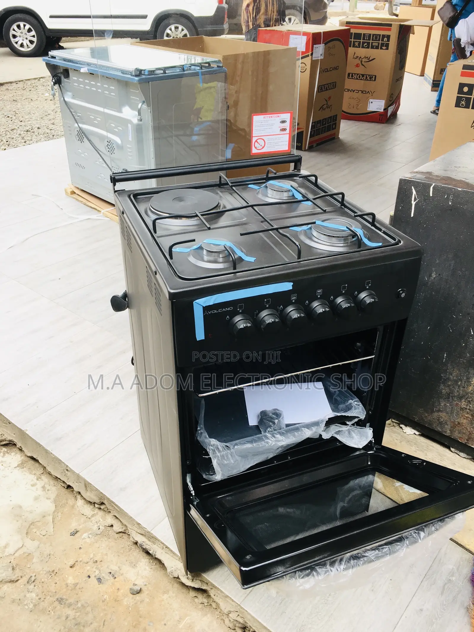 Volcano 50x50 3+1electric Gas Cooker