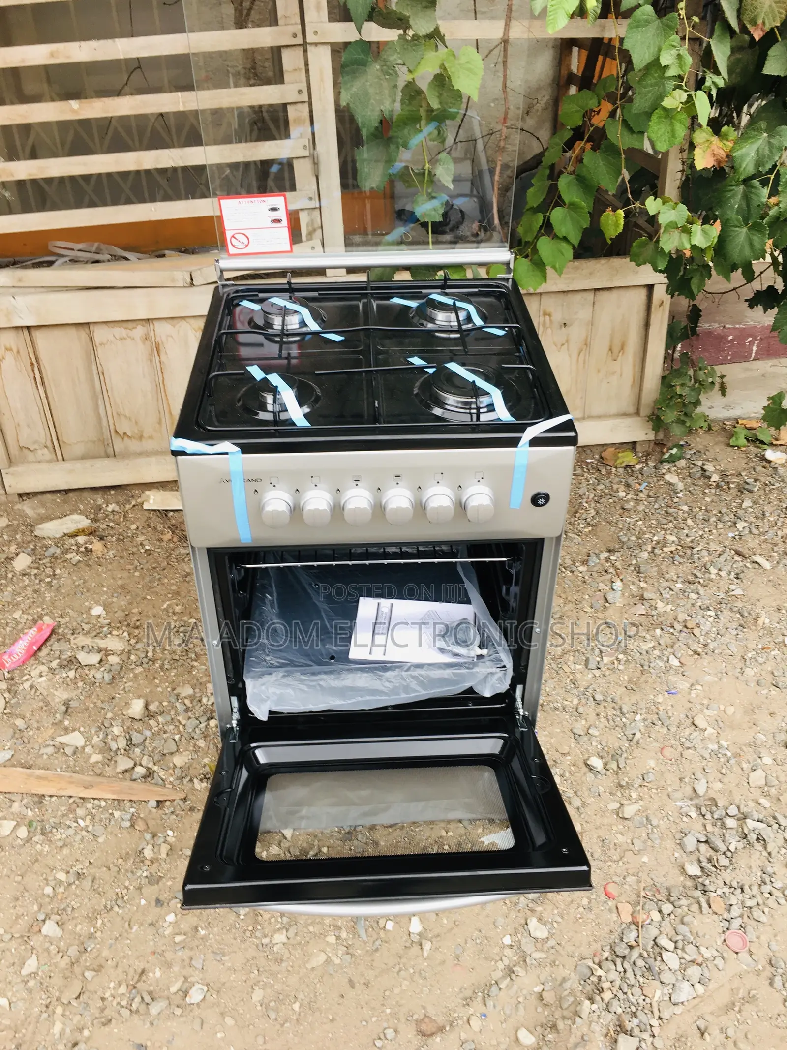 50x50 Gas Cooker With Oven Grill