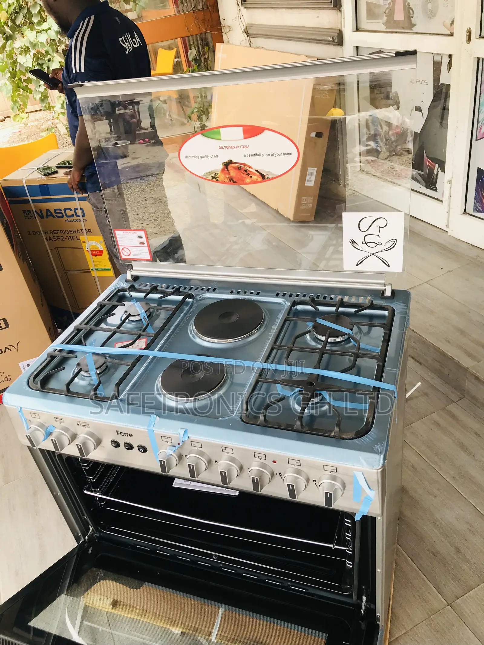 Original 2 Electric 4 Gas Ferre Turkish Grey 60x90