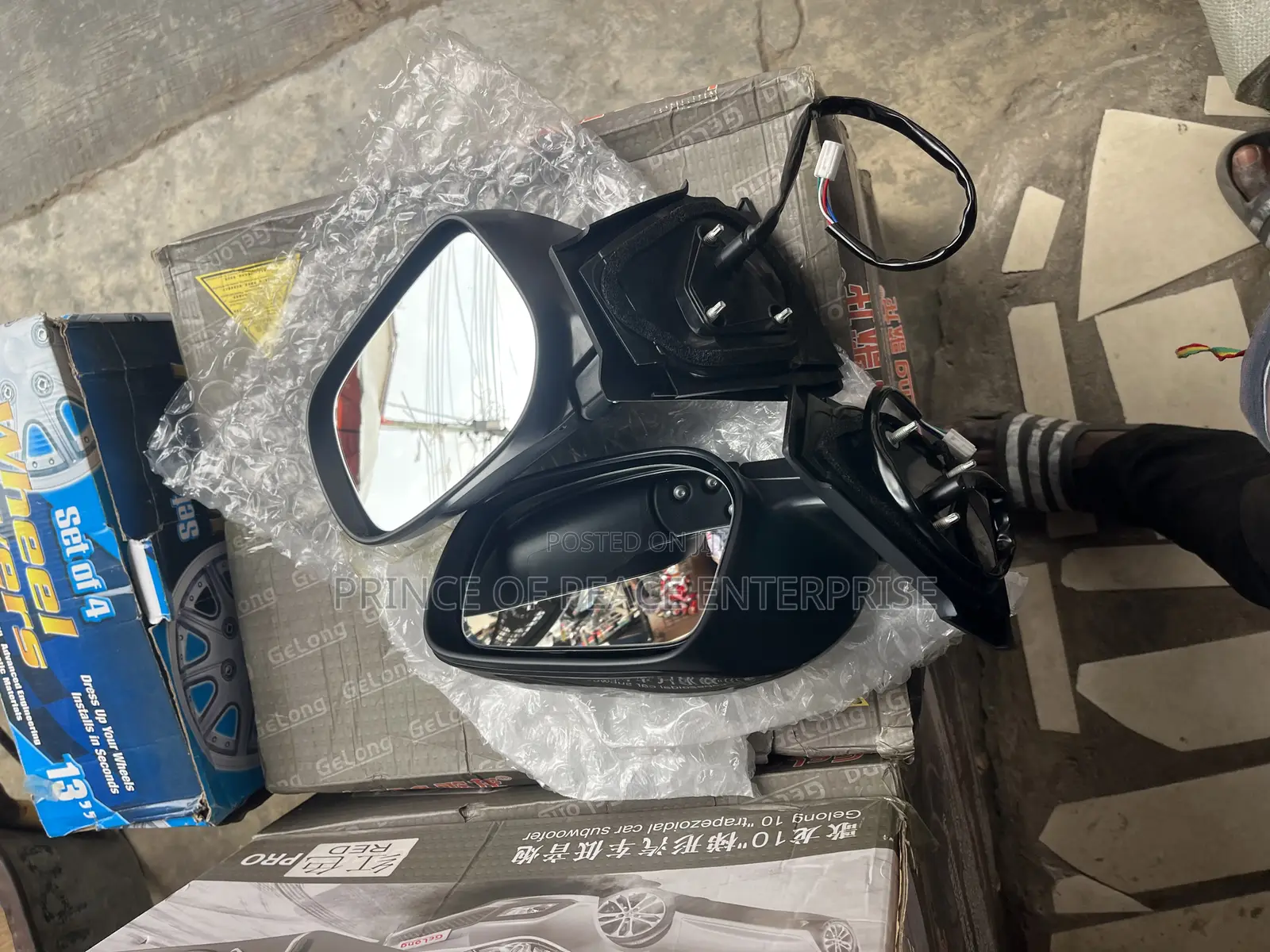 2008 2009 2010 Toyota Vitz Driving Mirror Pair