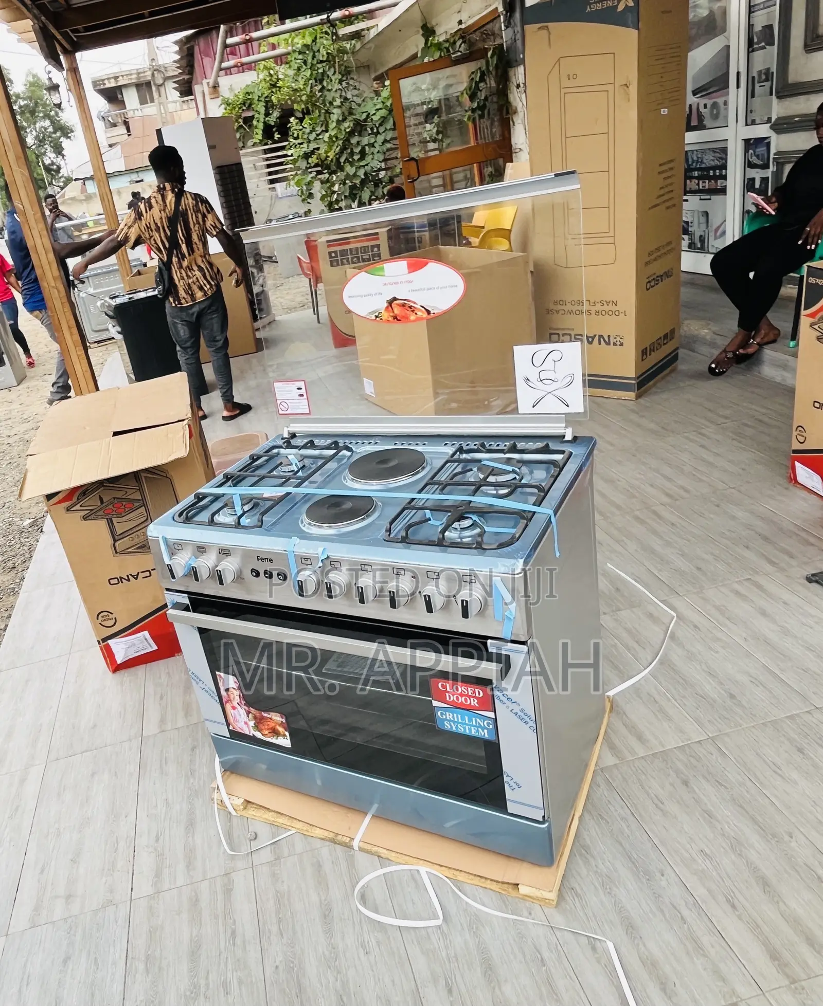 Unique Ferre 60x90 2 Electric + 4 Gas Turkish Burner.