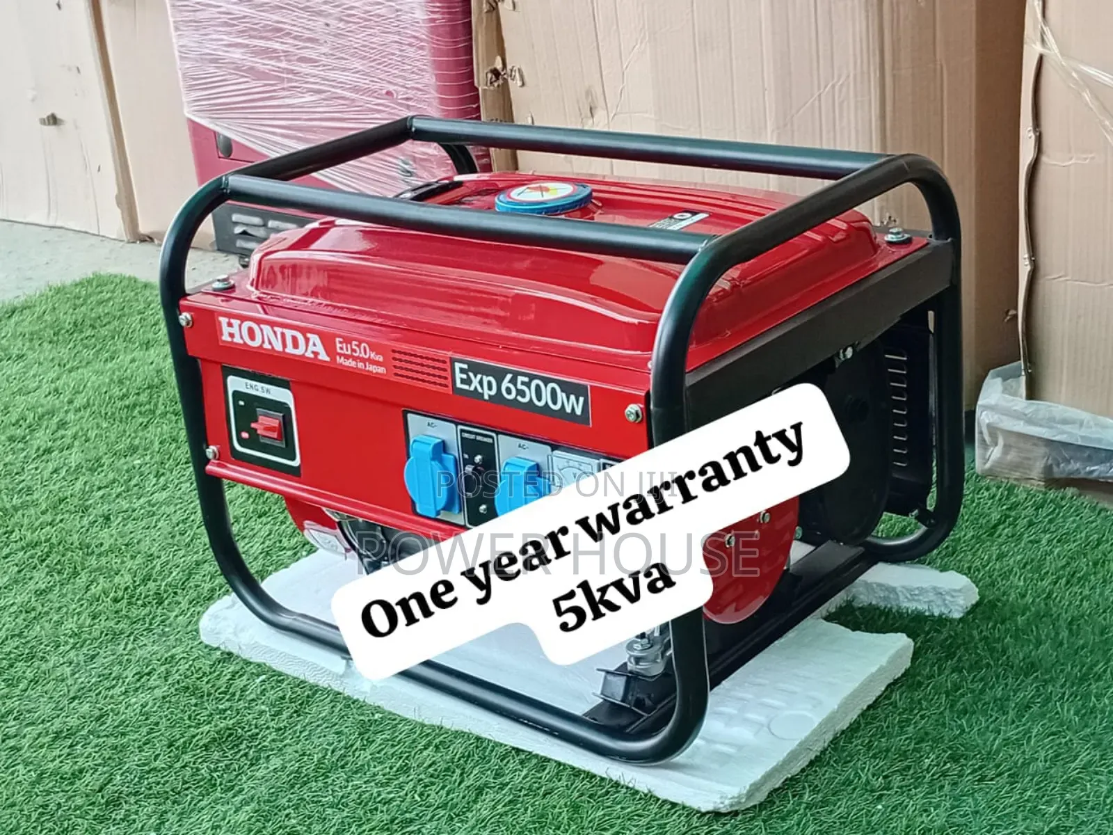 Intense 5kva Honda Petrol 6500watts Generator 5kva Honda