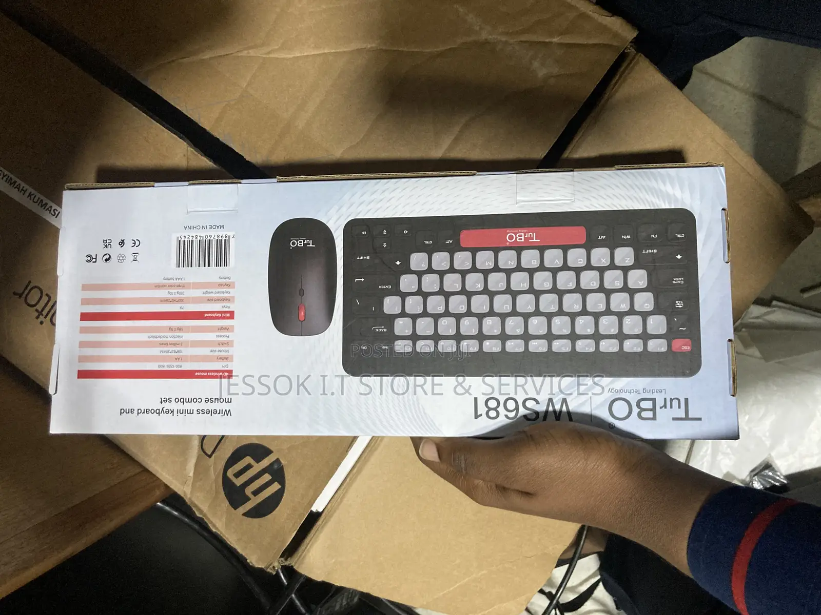 Mini Keyboard and Mouse Wireless Combo