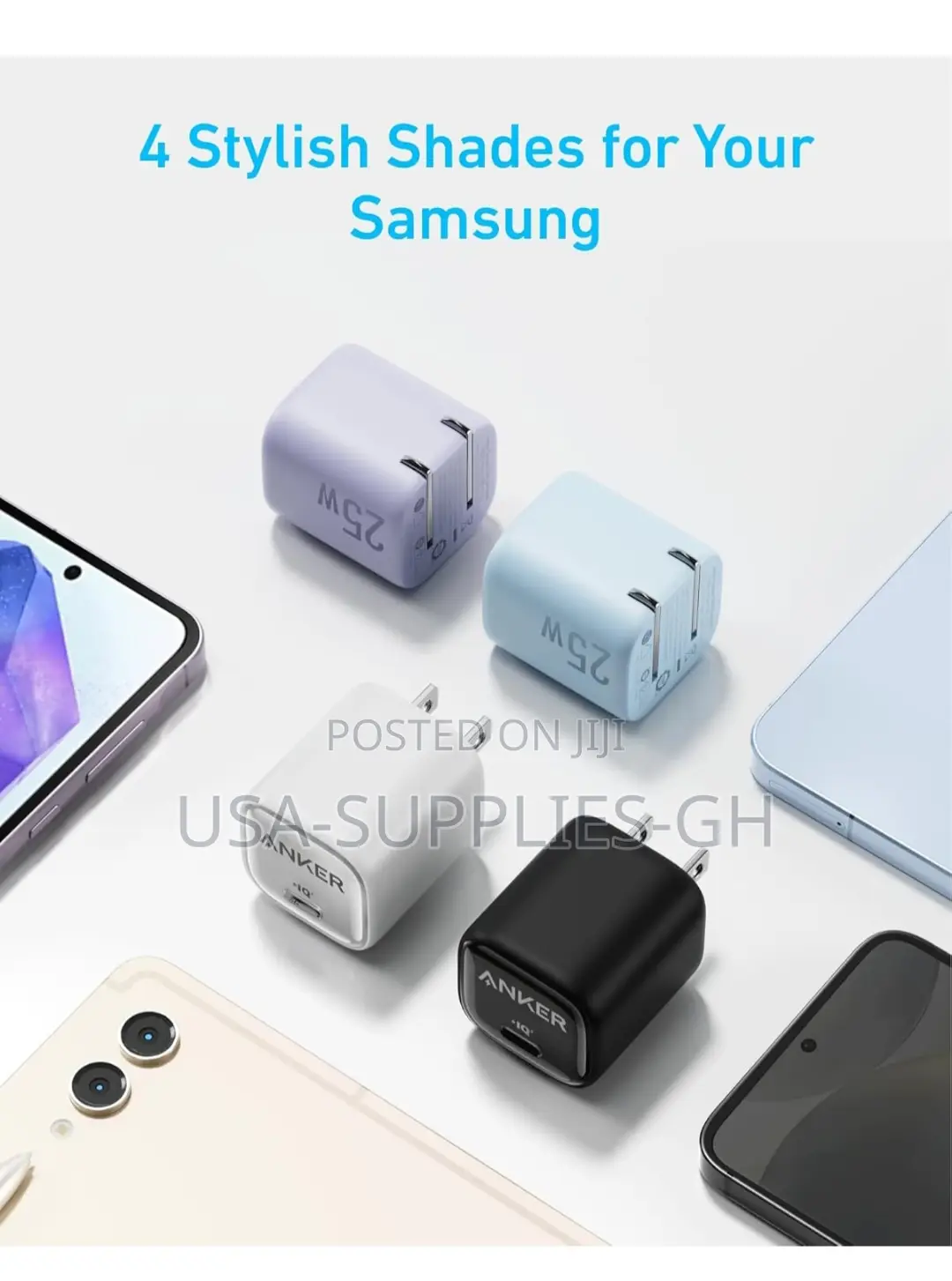Anker 25w Usb C Super Fast Charger Block - From Usa