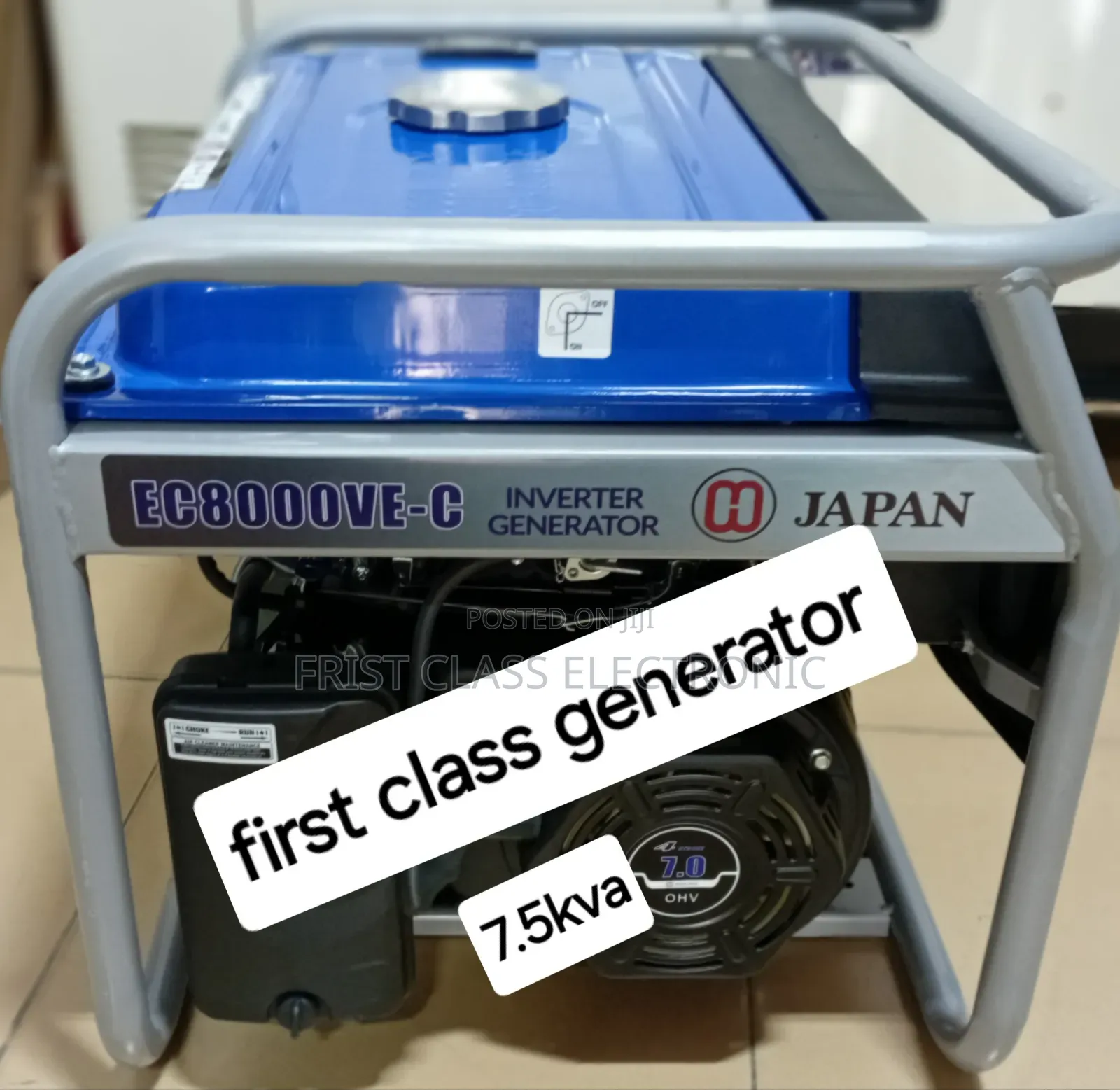Portable 7.5kva Petrol Genset