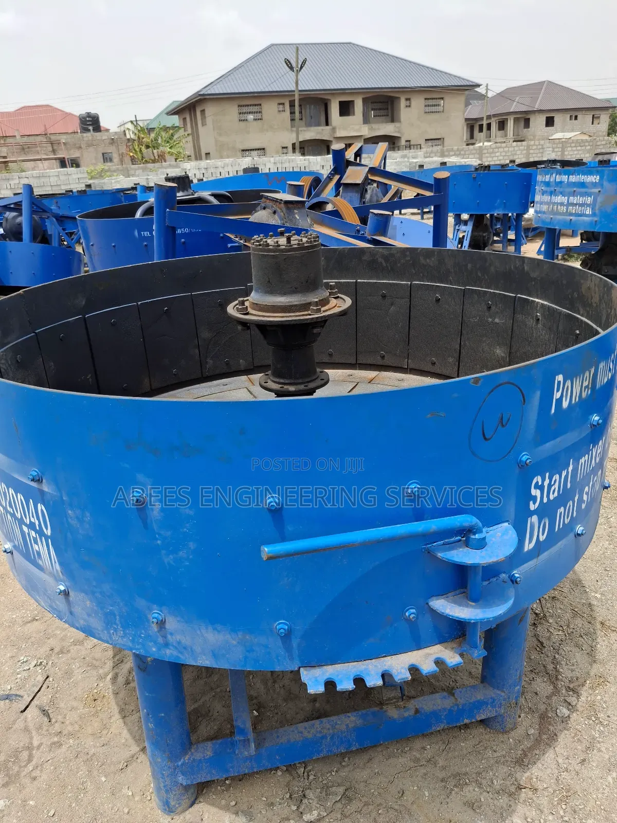 Mixer Pan For Block Machines
