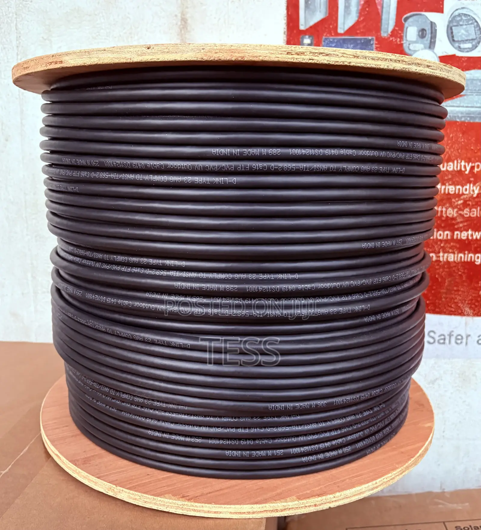 D-Link Cat6 FTP Network Cable Outdoor Copper NCB-C6foblr-305