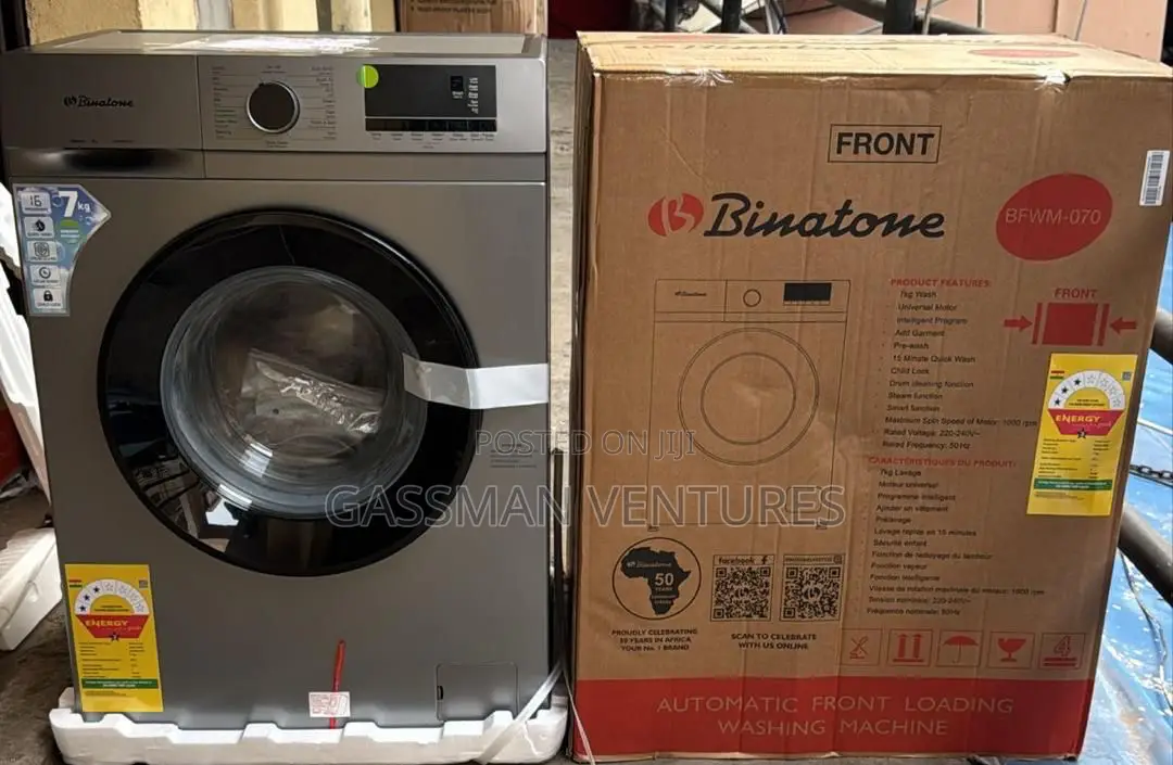 Binatone 7kg Front Load Washing Machine