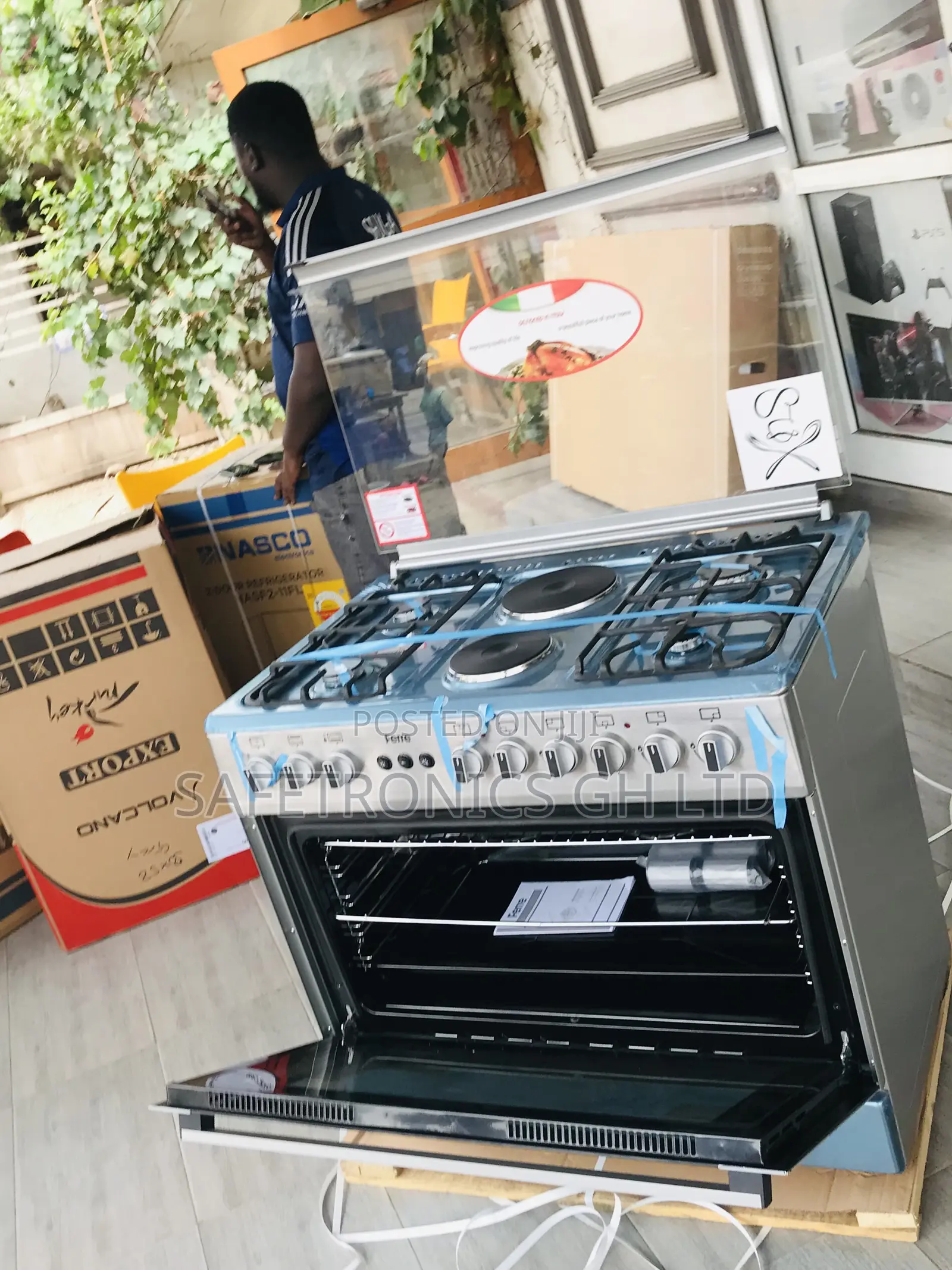 Neatly Boxed 2 Electric 4 Gas Ferre 60x90 Oven Turkish