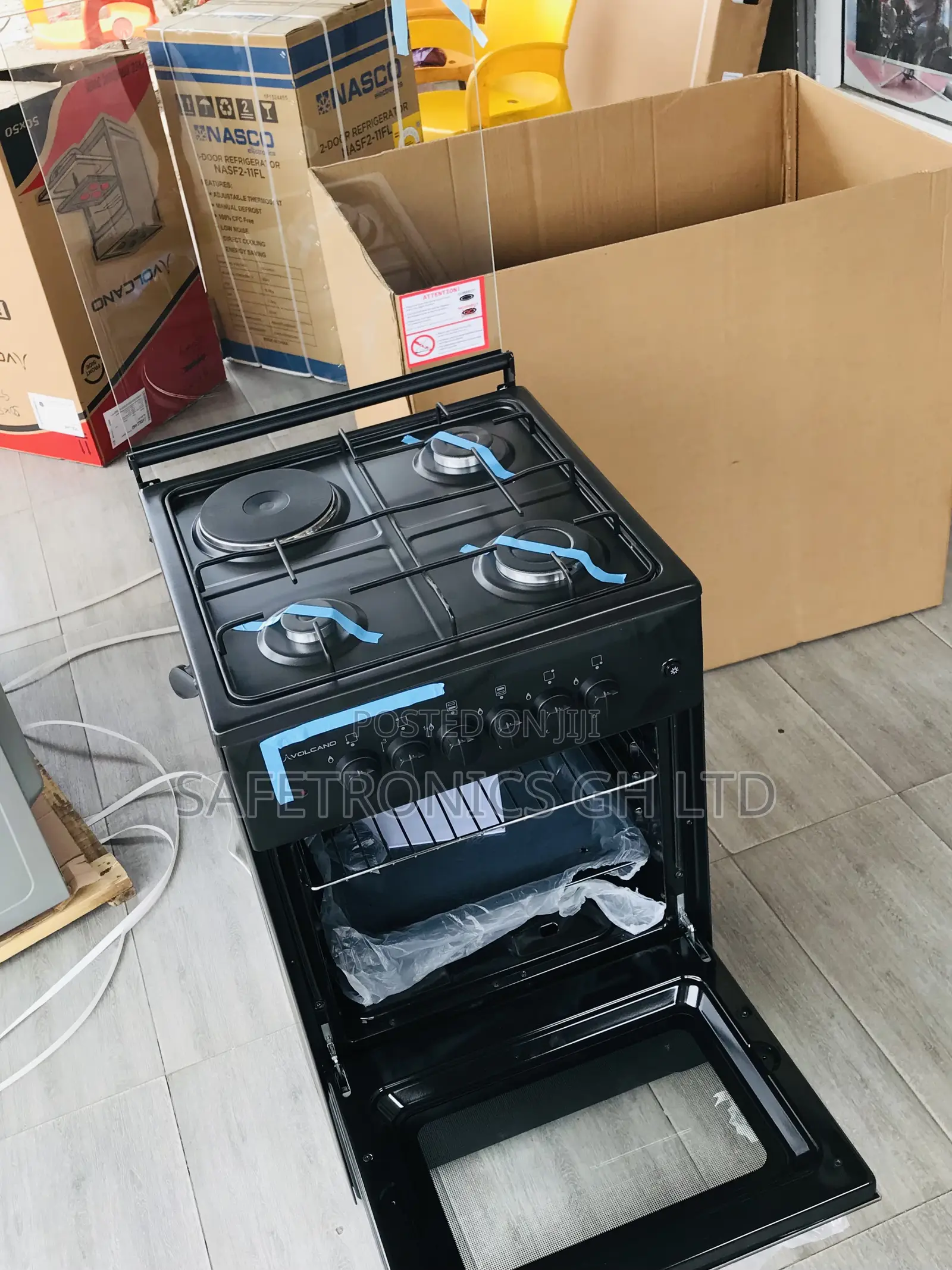 Genuine Black 1 Electric 3 Gas 50x50 Oven Turkish Cooker