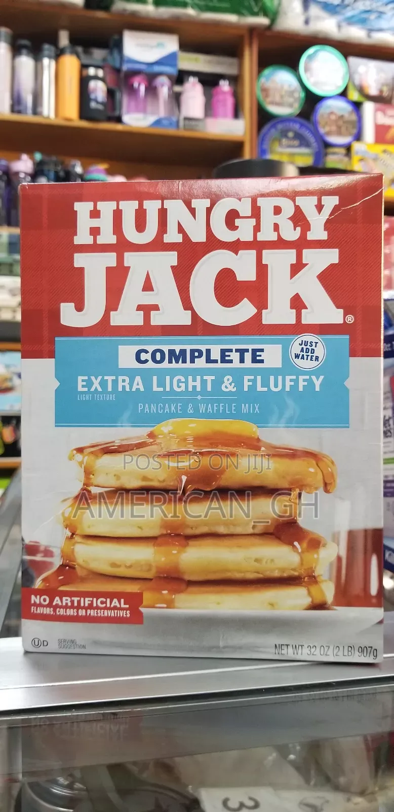 Hungry Jack Waffle or Pancake Mix, 907g