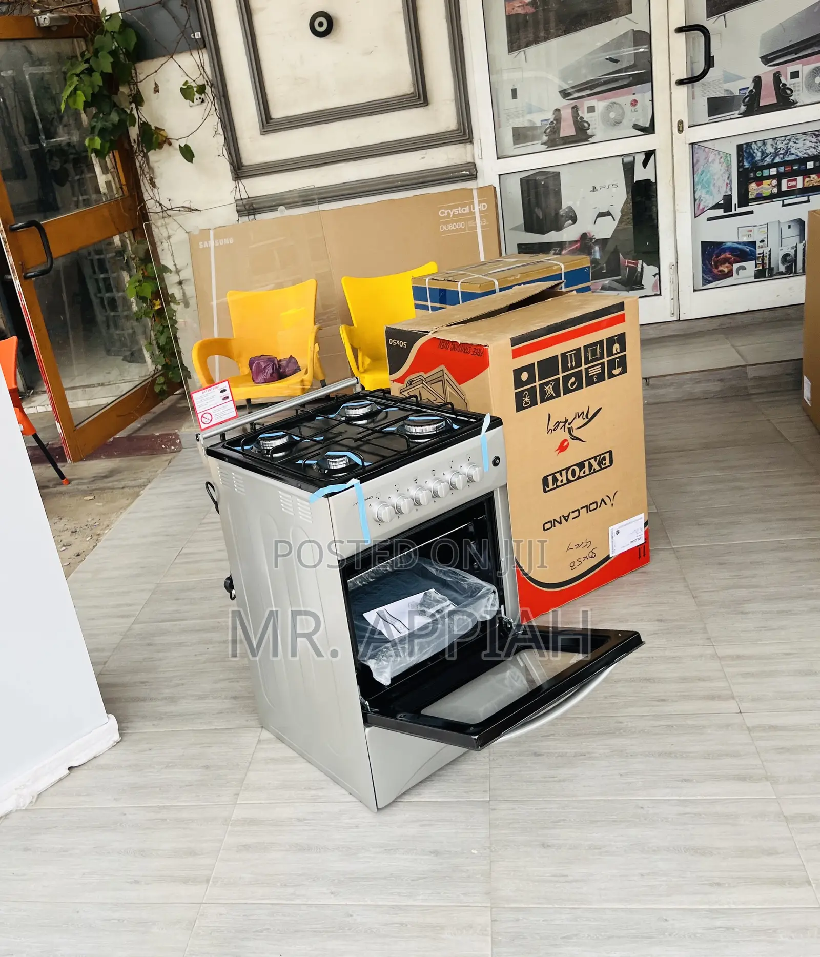 Free Standing Volcano 4 Gas Turkish Cooker.