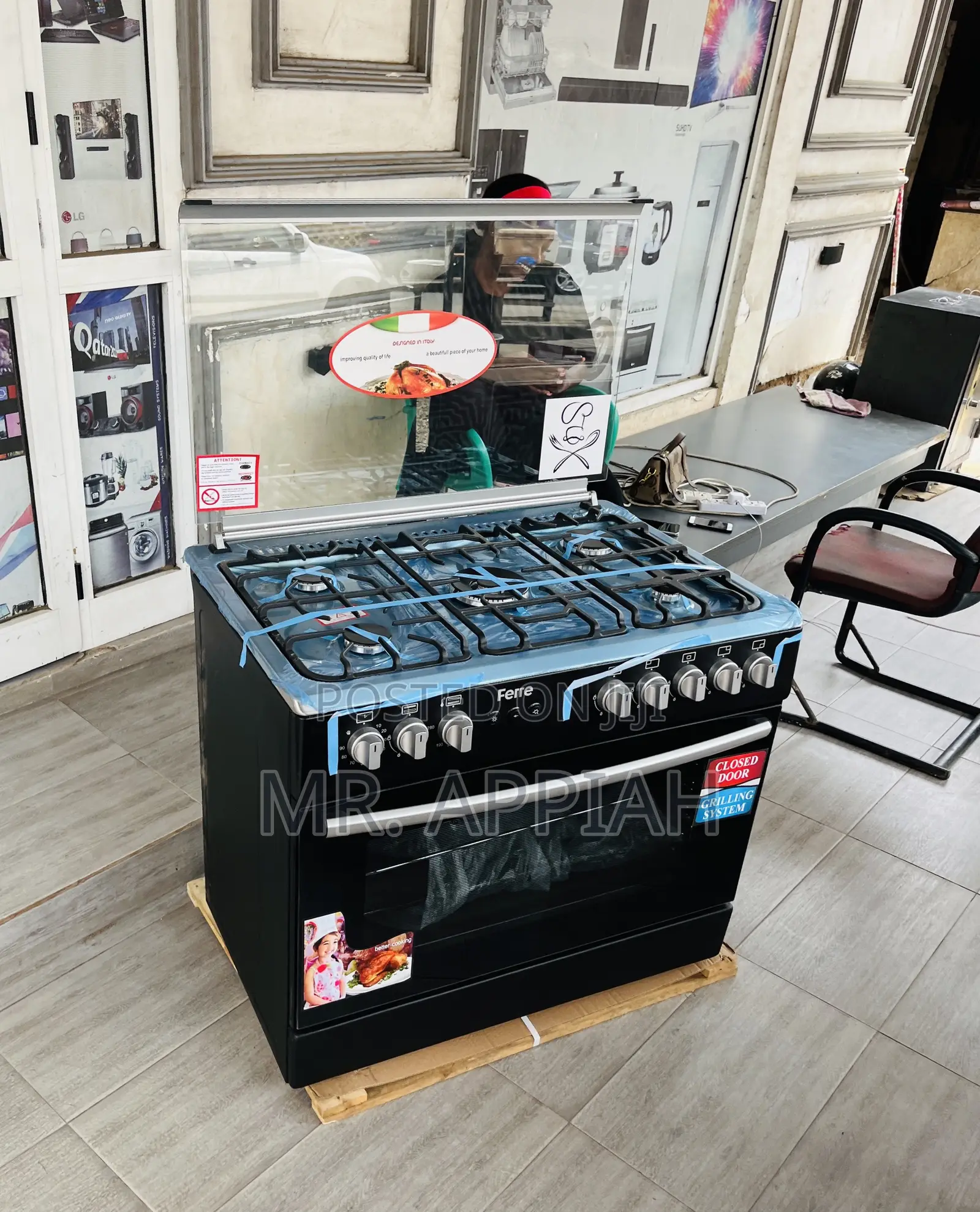 Get Ferre 60x90 5 Gas Turkish Cooker(Black).